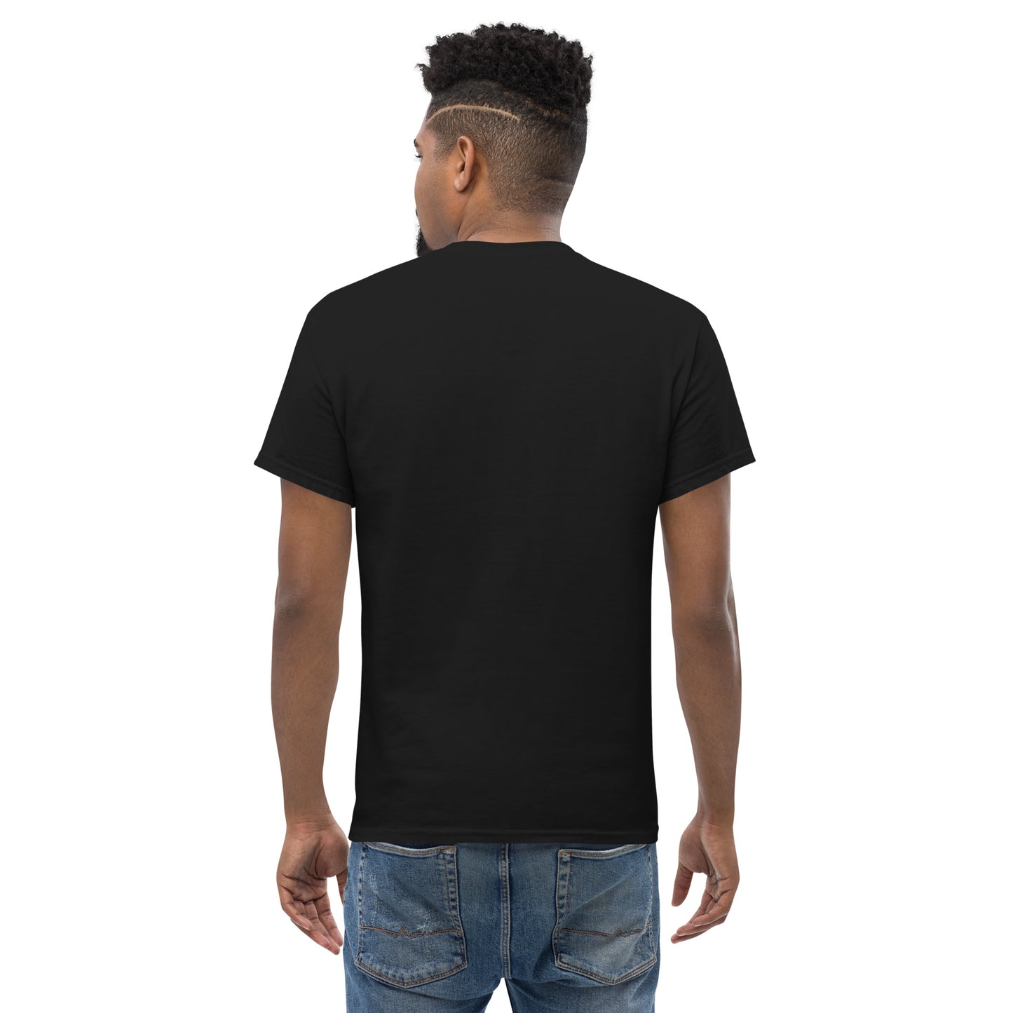 Boxed Smile Tee in Black - Short Sleeve