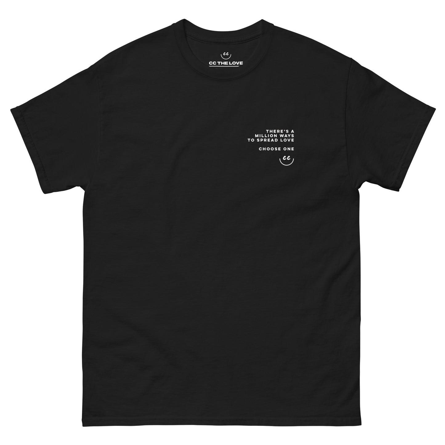 Million Smiles Tee in Black - Short Sleeve