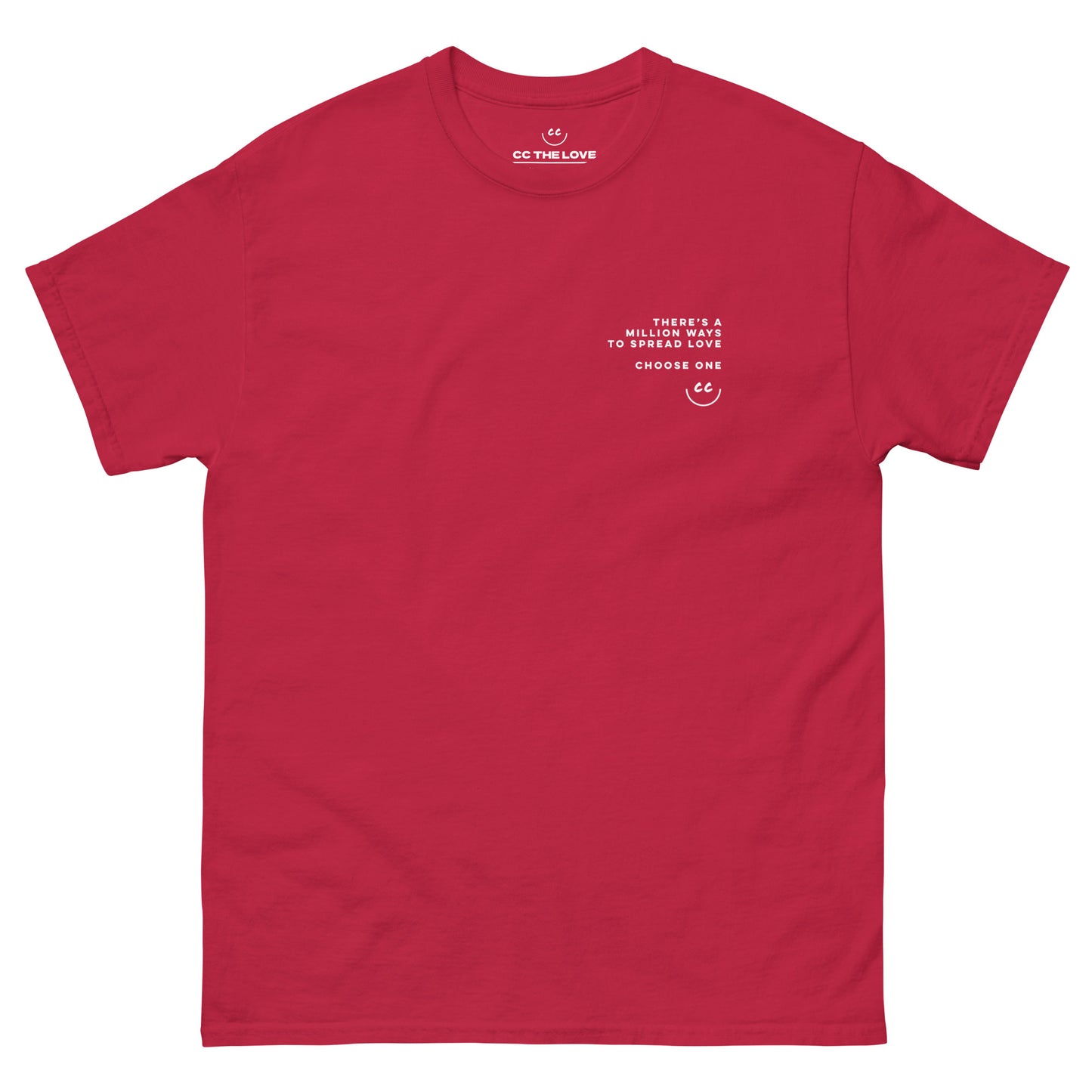 Million Smiles Tee in Cardinal - Short Sleeve
