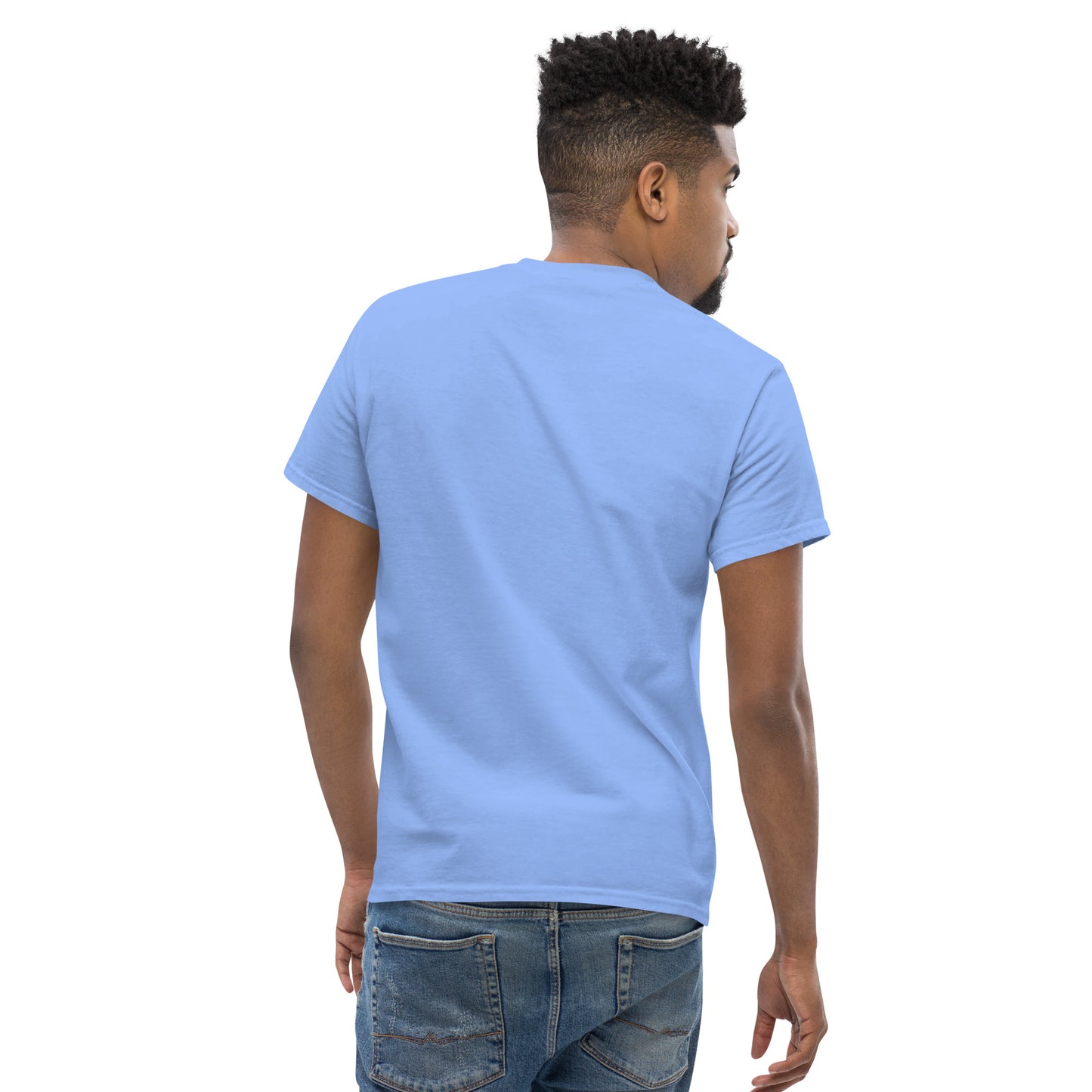 Big Smile Tee in Sky Blue - Short Sleeve