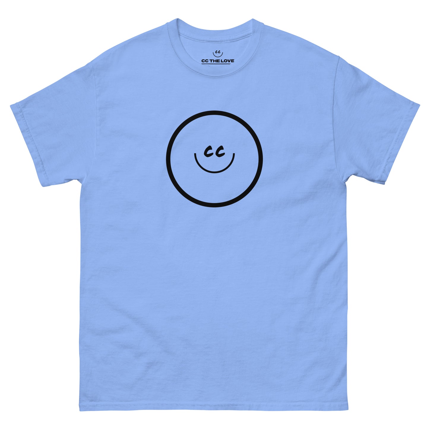 Big Smile Tee in Sky Blue - Short Sleeve