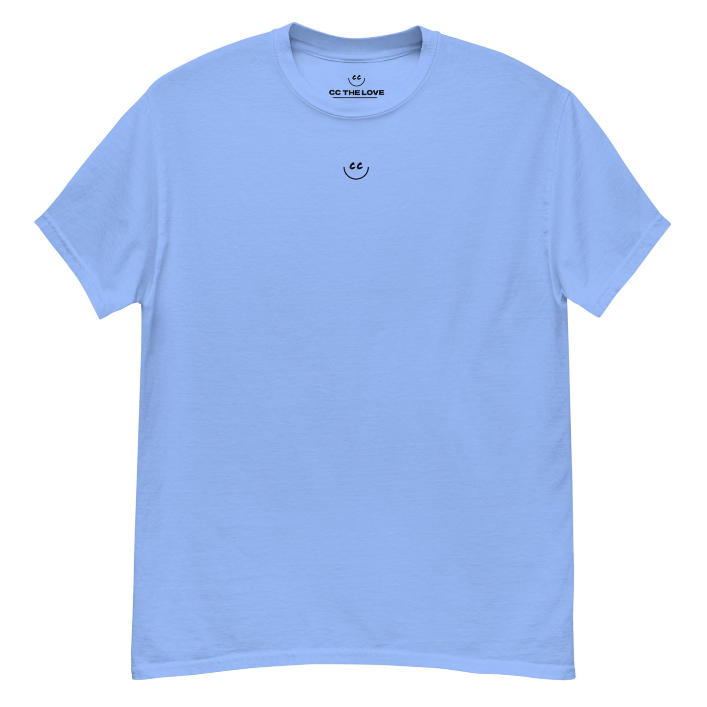 Little Smile Tee in Sky Blue - Short Sleeve