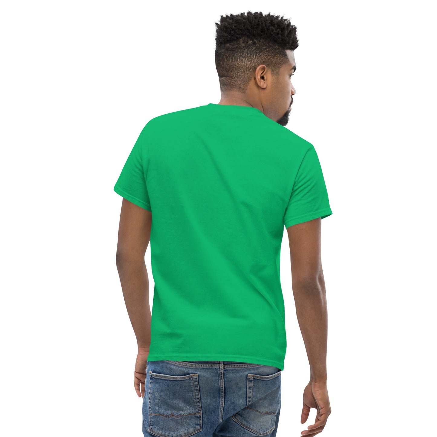 Heart Smile Tee in Green - Short Sleeve