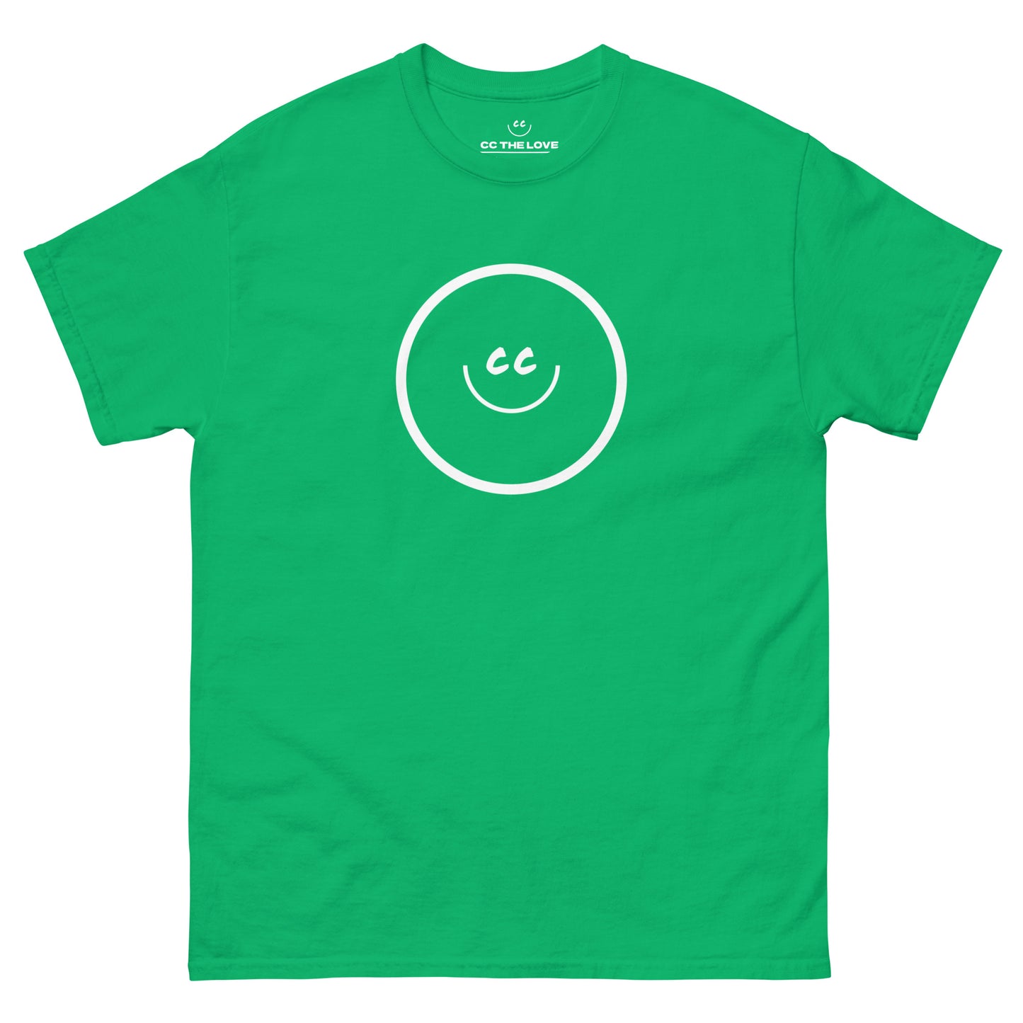 Big Smile Tee in Green - Short Sleeve
