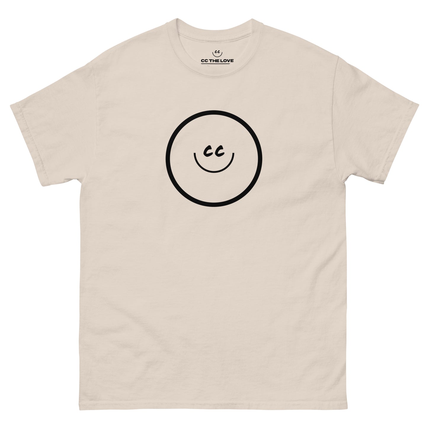 Big Smile Tee in Natural - Short Sleeve