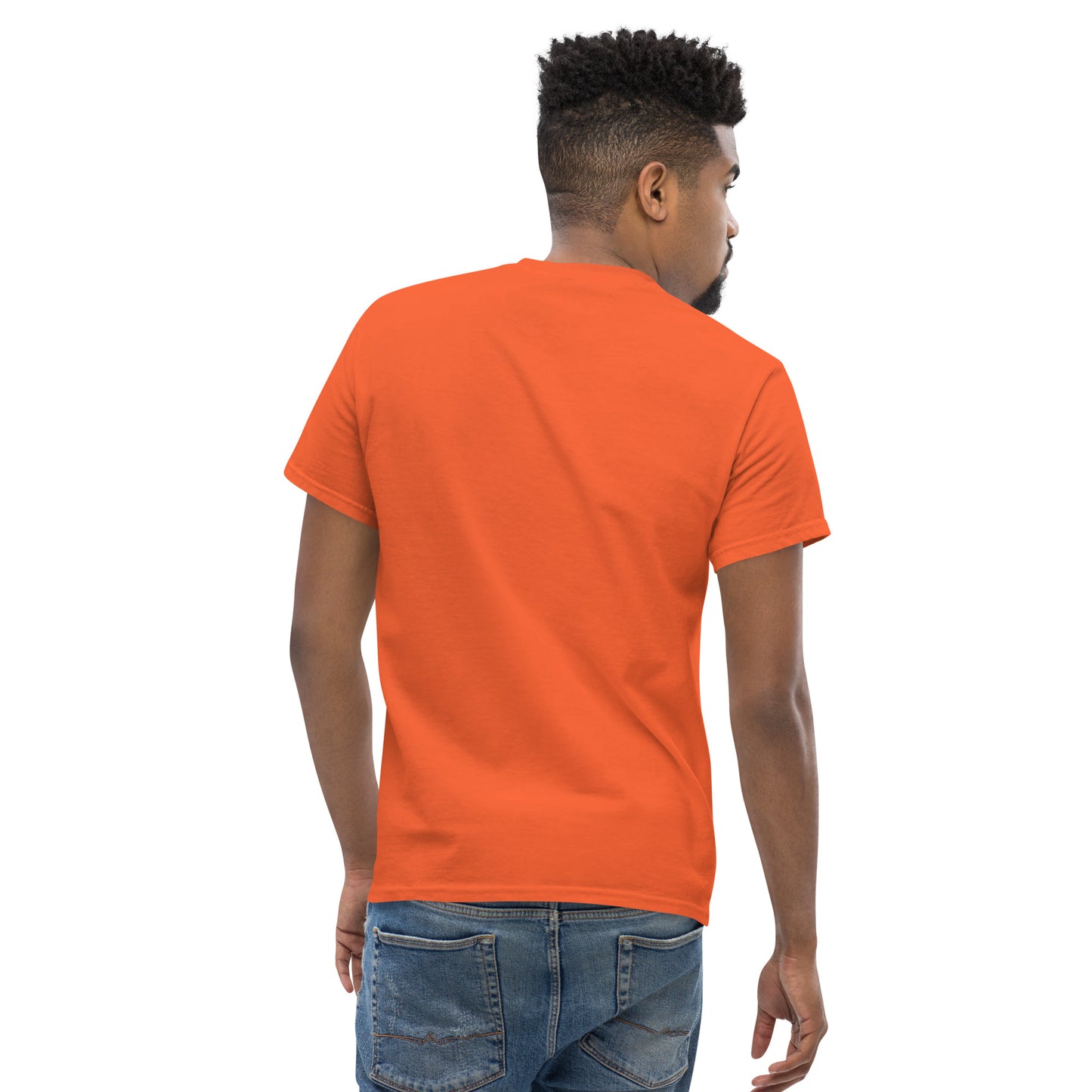 Little Smile Tee in Orange - Short Sleeve