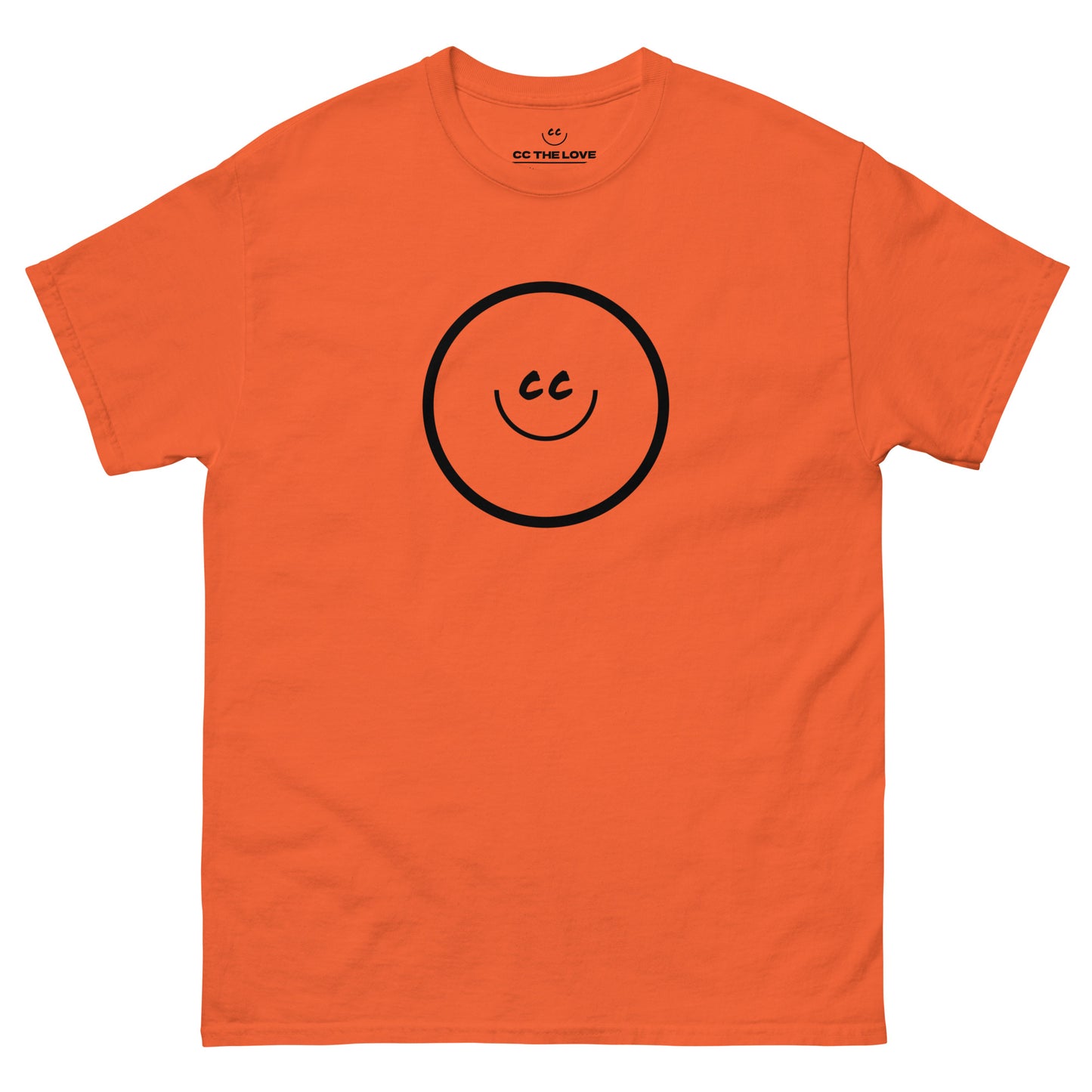 Big Smile Tee in Orange - Short Sleeve