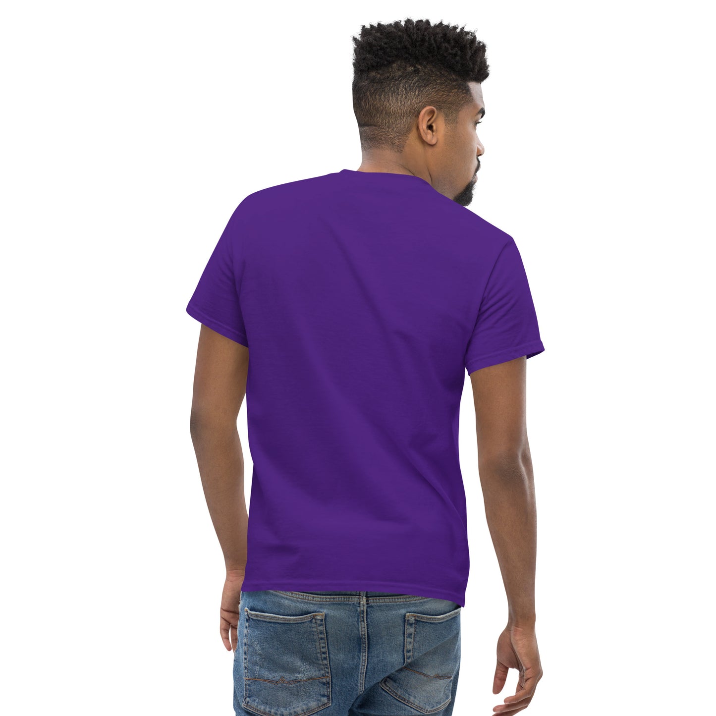 Heart Smile Tee in Purple - Short Sleeve