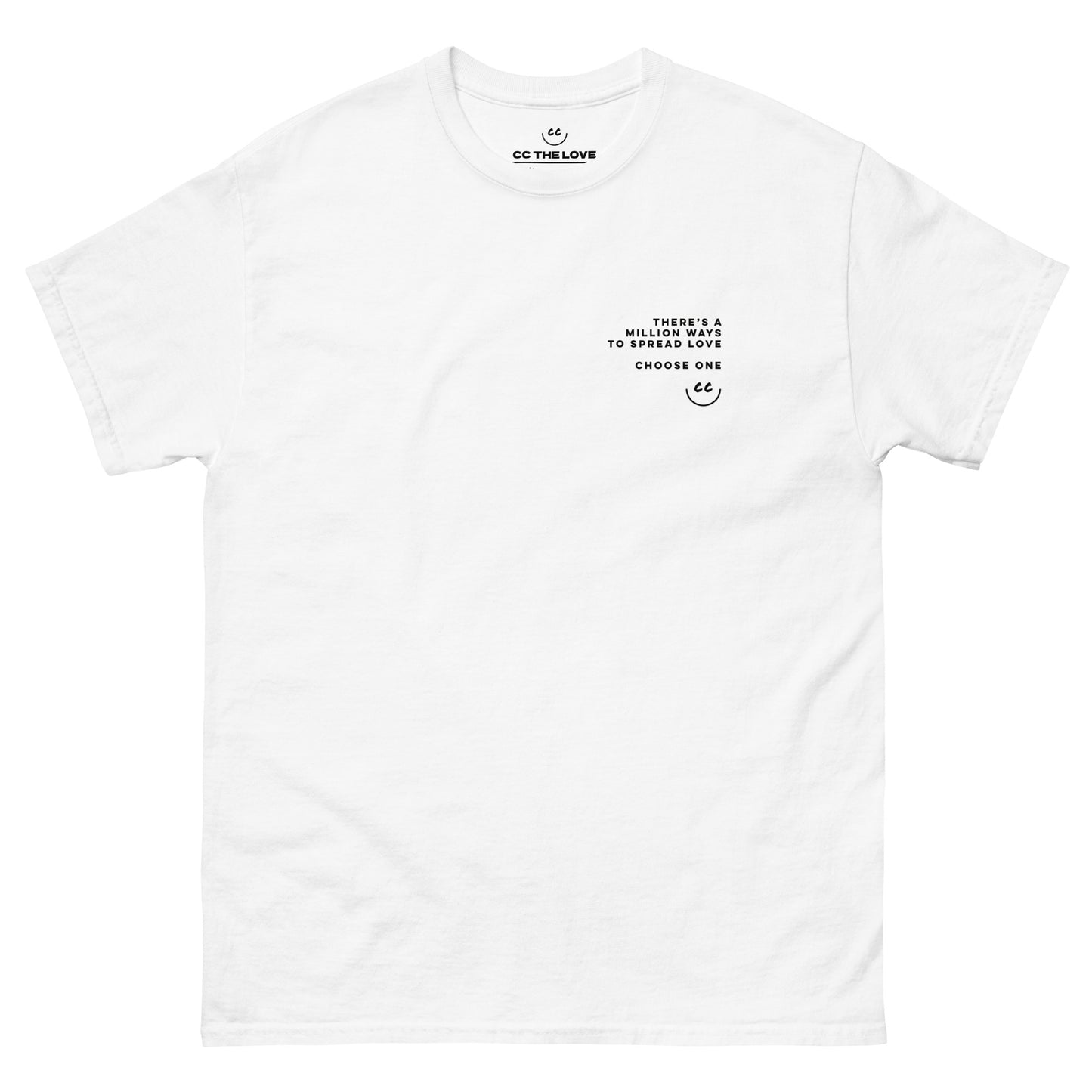 Million Smiles Tee in White - Short Sleeve