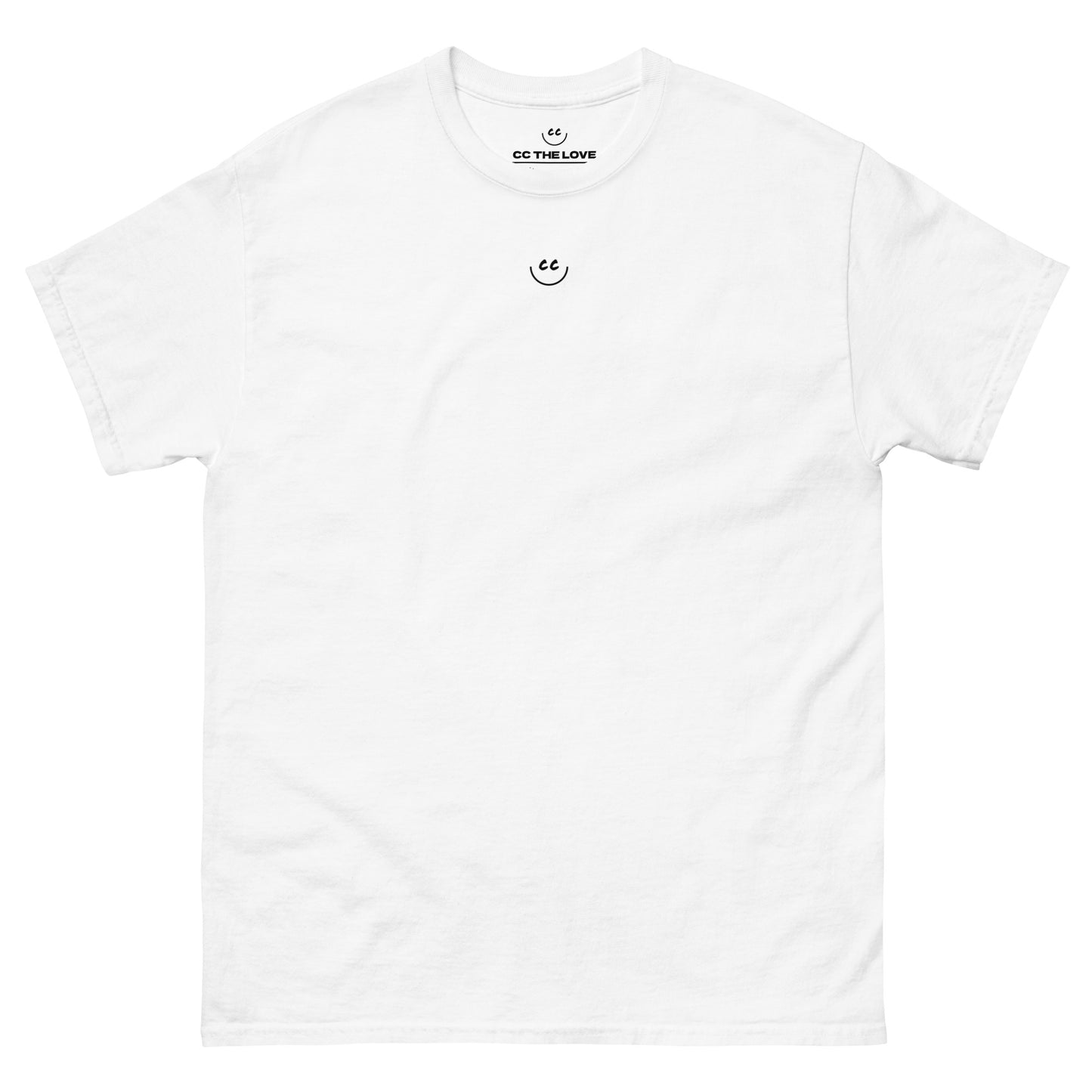 Little Smile Tee in White - Short Sleeve
