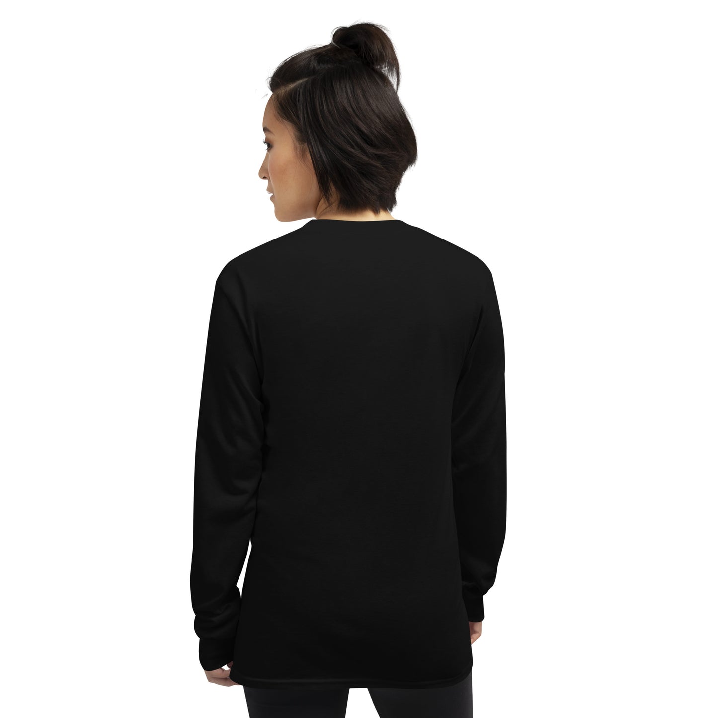 Little Smile Tee in Black - Long Sleeve