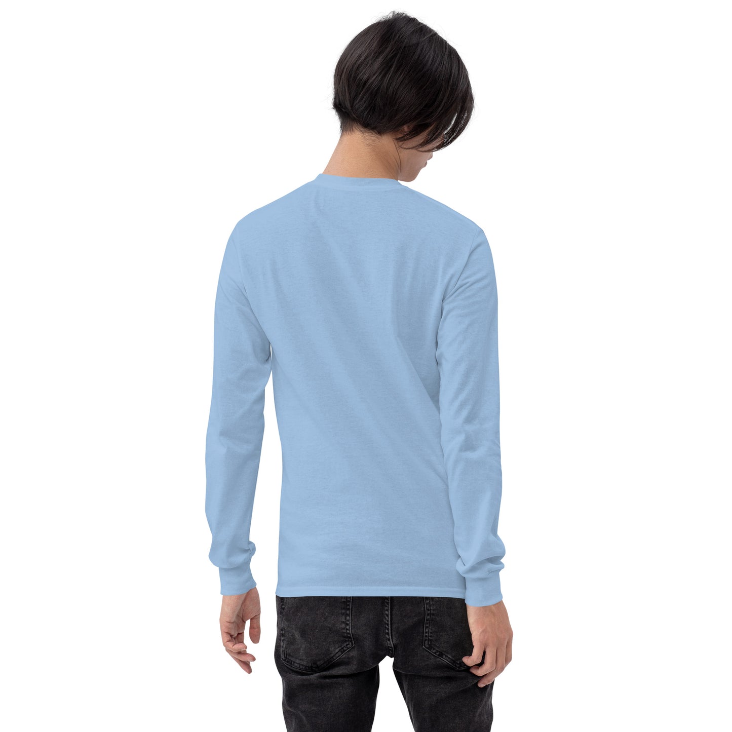 Heart Smile Tee in Sky Blue - Long Sleeve
