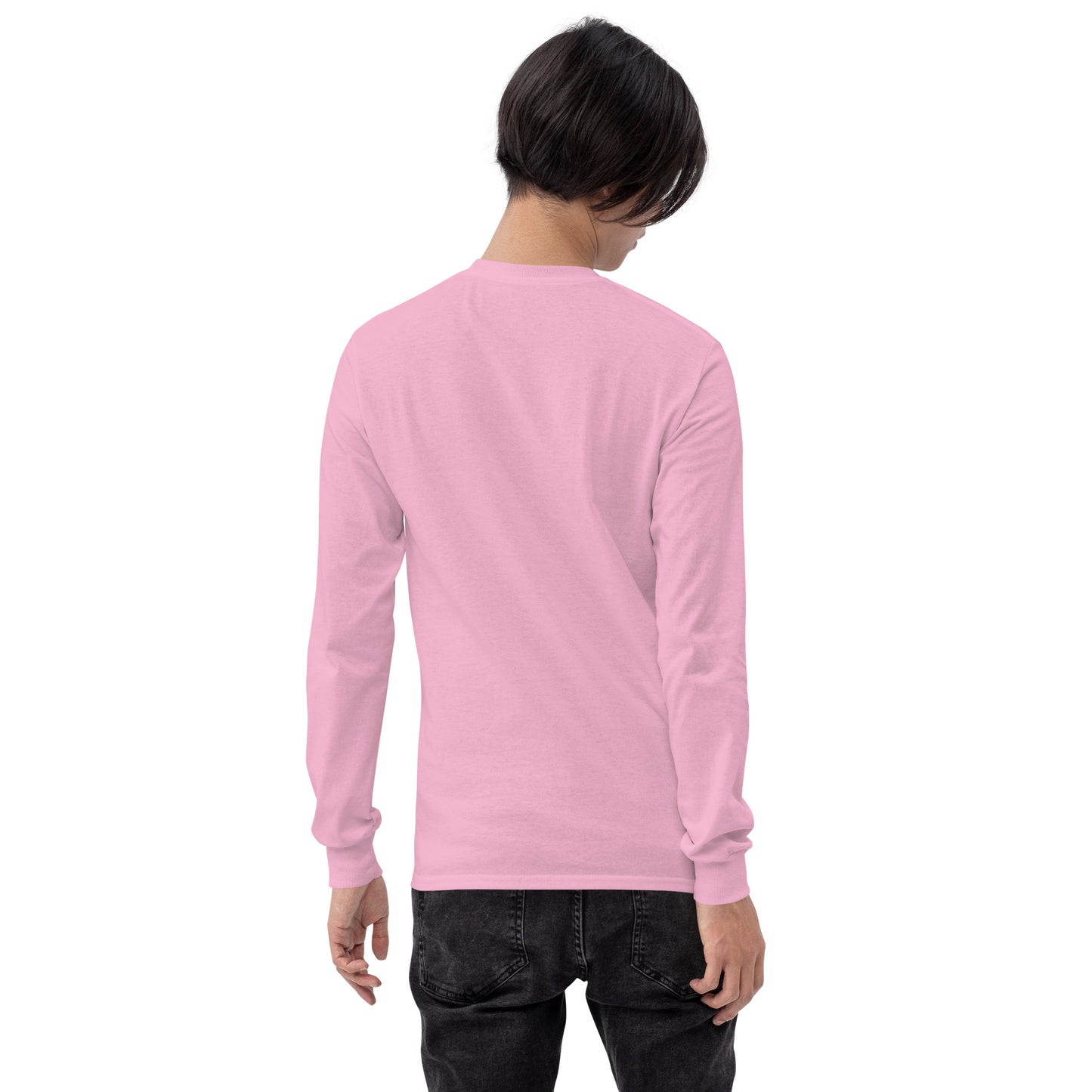 Little Smile Tee in Pink - Long Sleeve