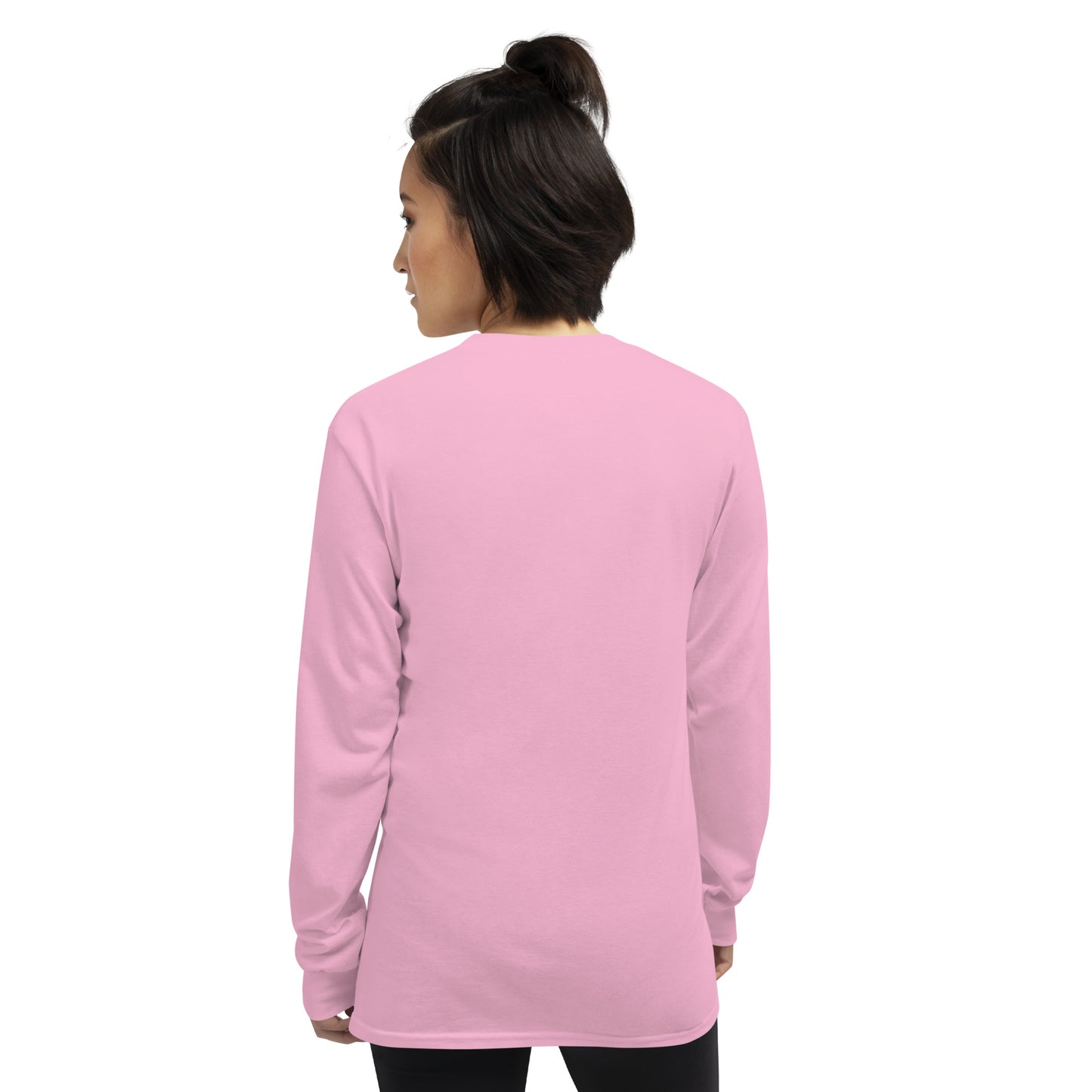 Heart Smile Tee in Pink - Long Sleeve
