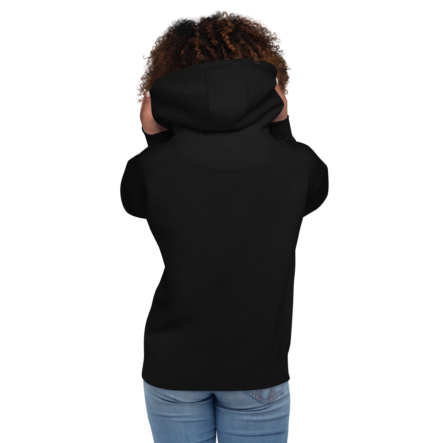 Big Smile Fleece in Black - Hoodie