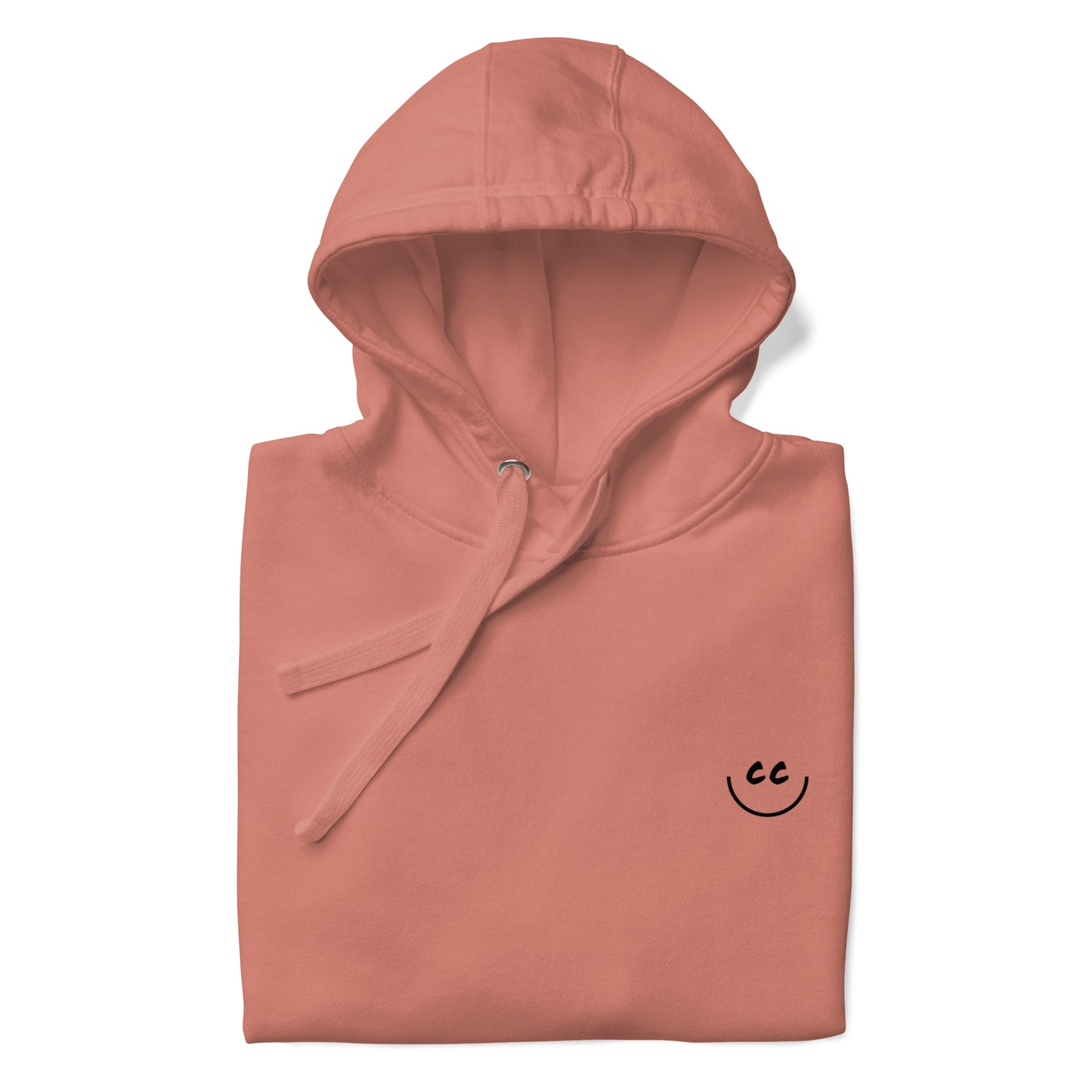 Heart Smile Fleece in Dusty Rose - Hoodie