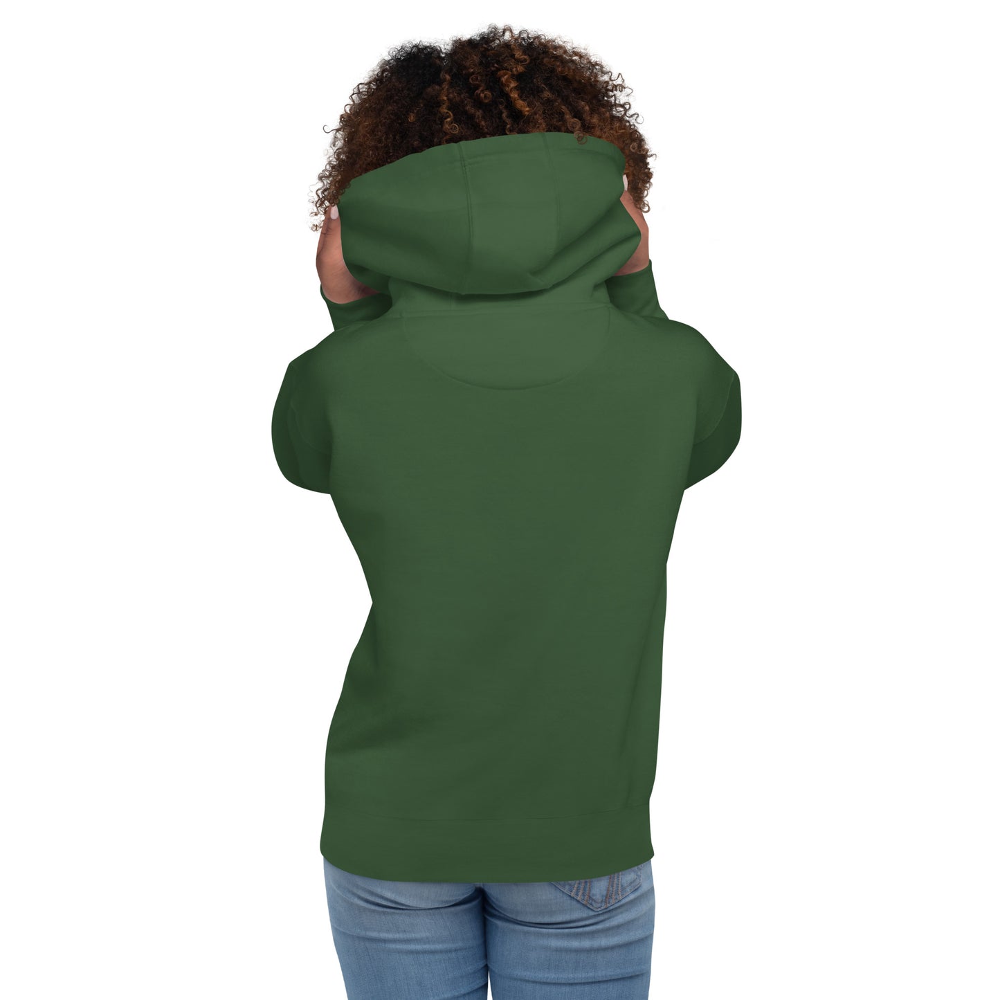 Heart Smile Fleece in Forest Green - Hoodie