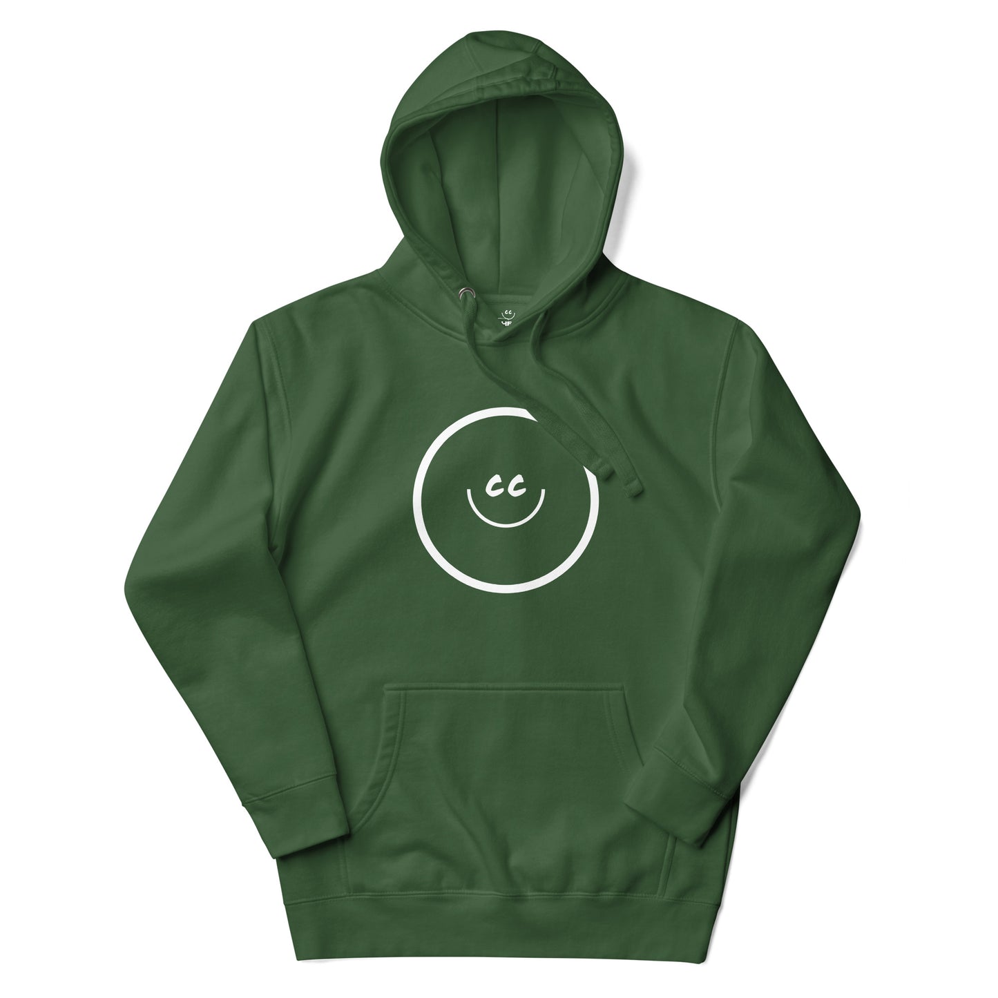 Big Smile Fleece in Forest Green - Hoodie