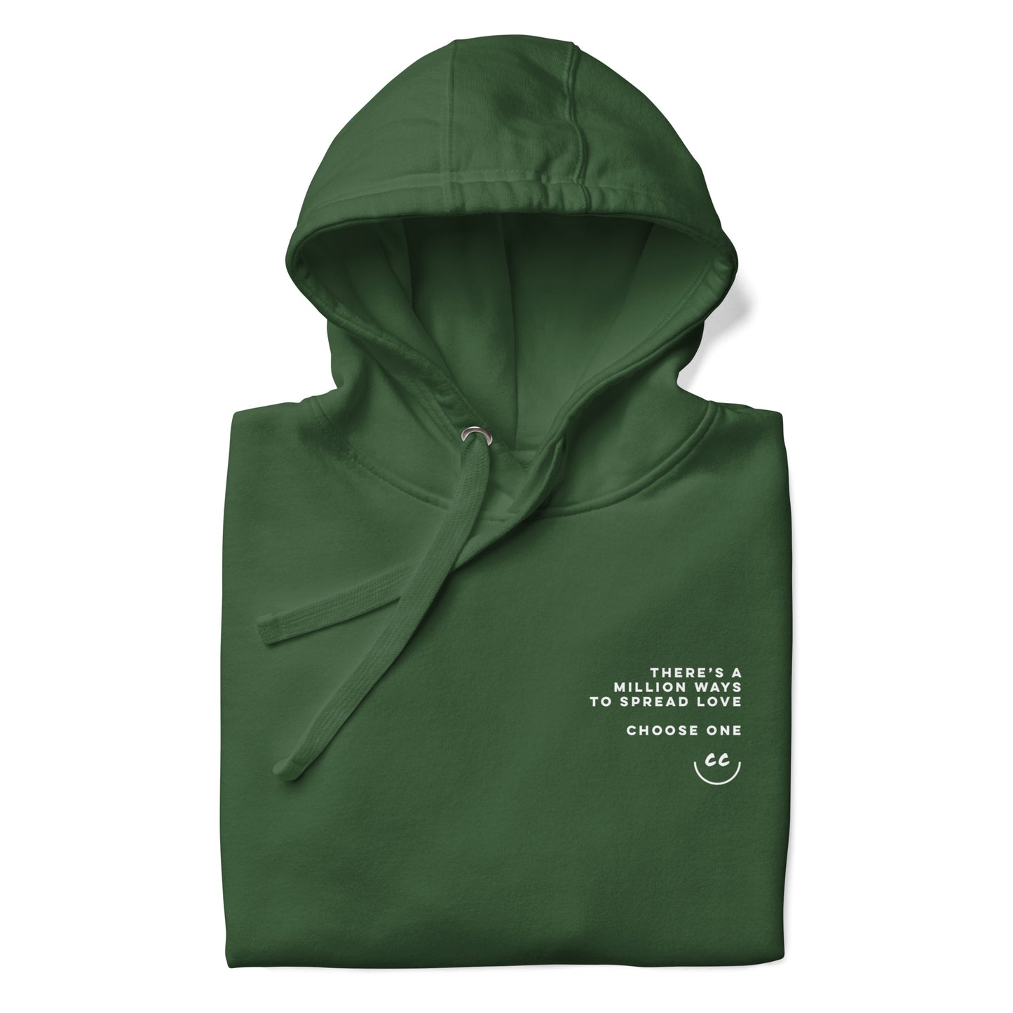 Million Smiles Fleece in Forest Green - Hoodie