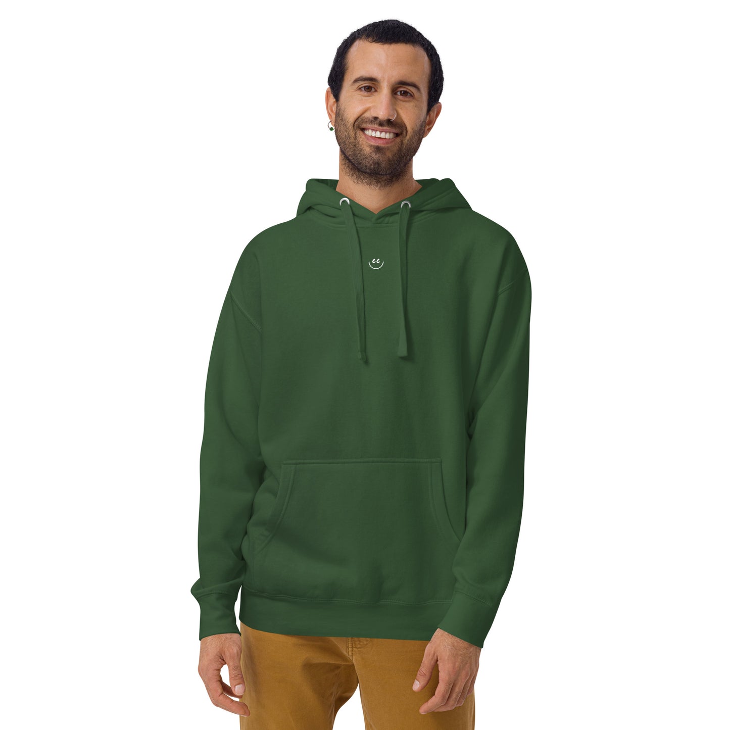 Little Smile Fleece in Forest Green - Hoodie