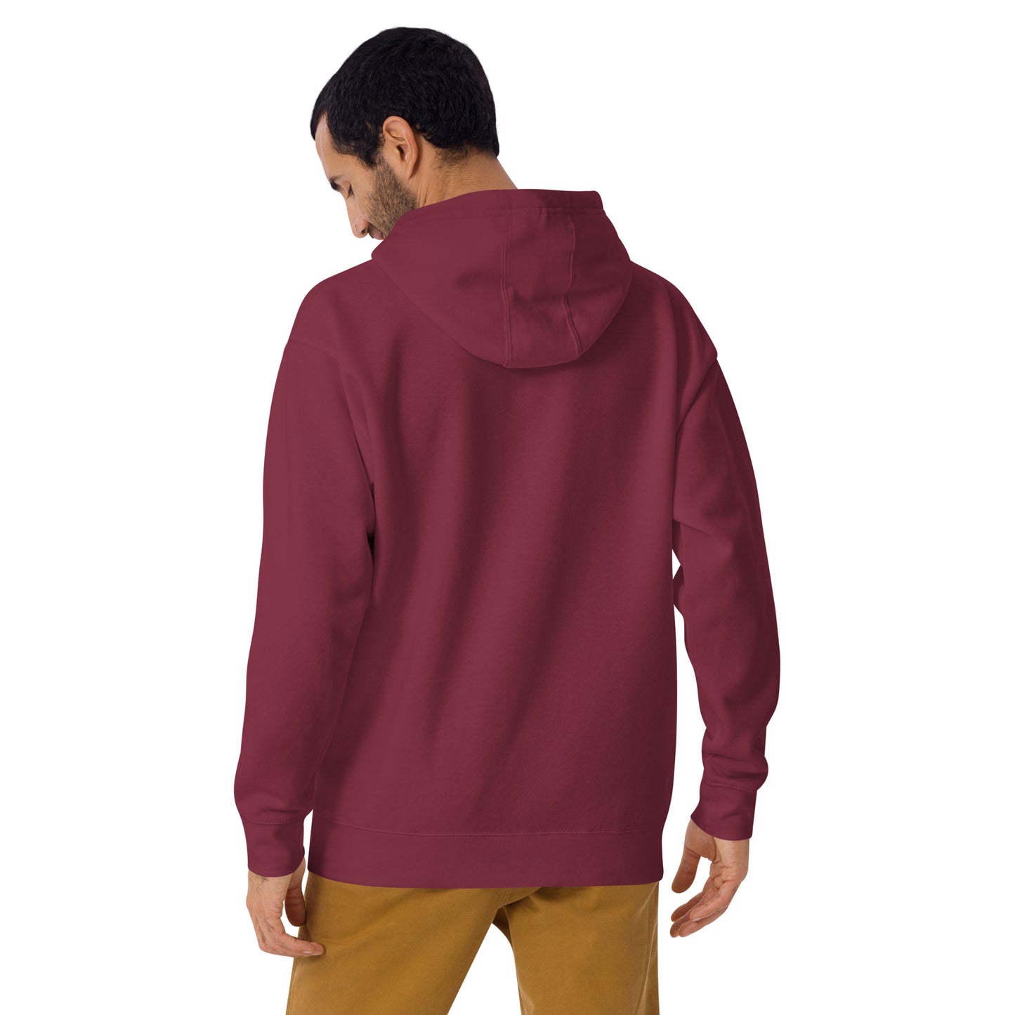 Heart Smile Fleece in Maroon - Hoodie