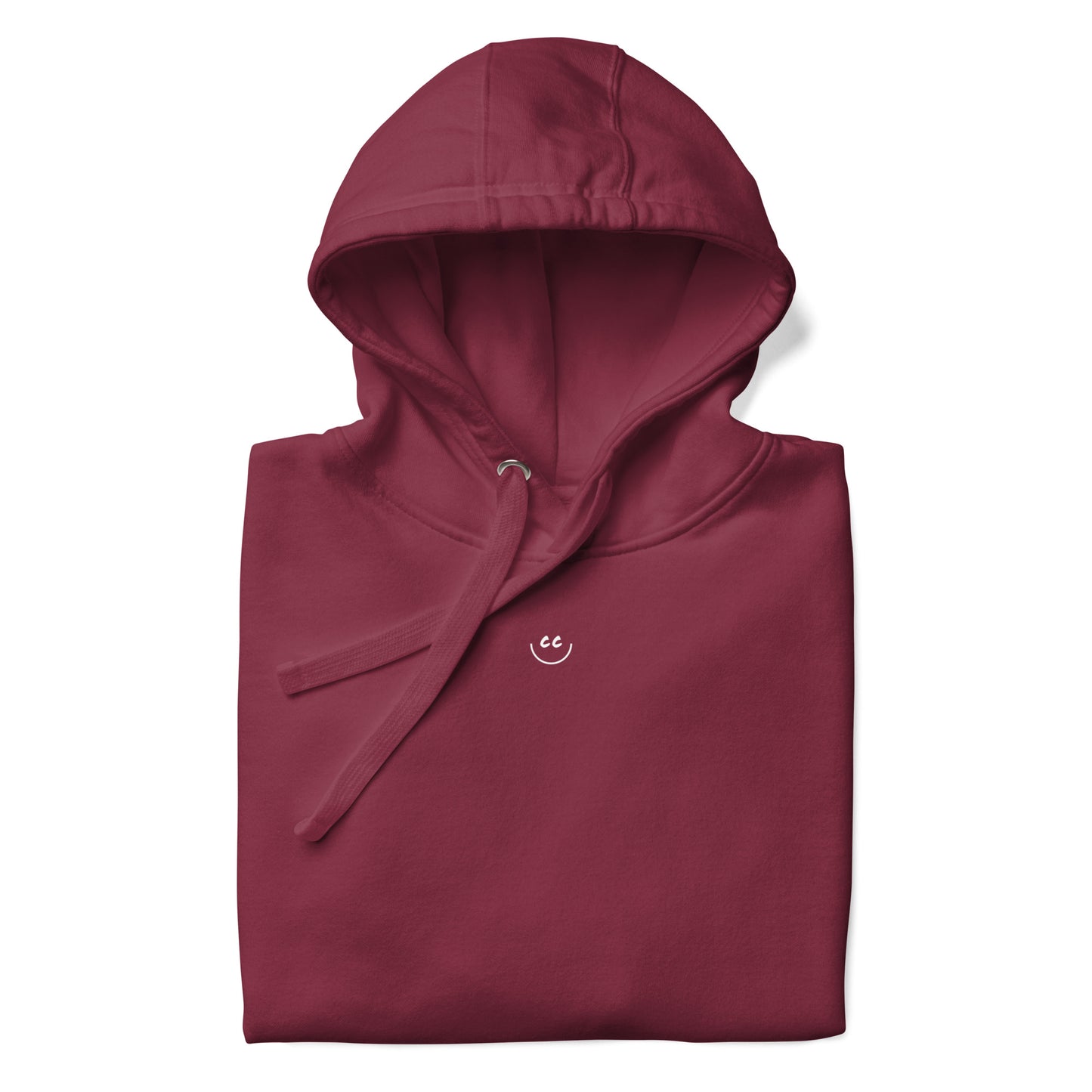 Little Smile Fleece in Maroon - Hoodie