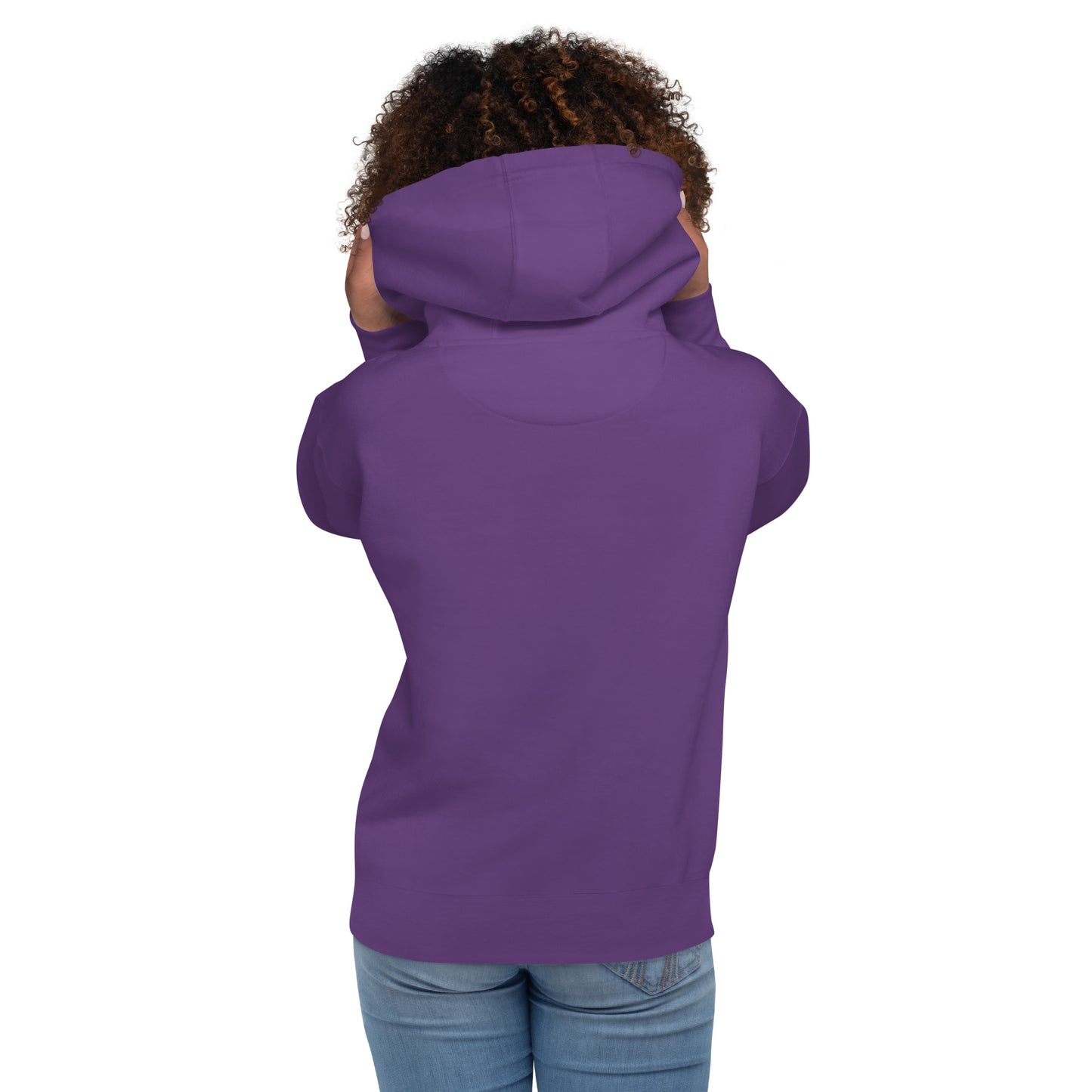 Big Smile Fleece in Purple - Hoodie