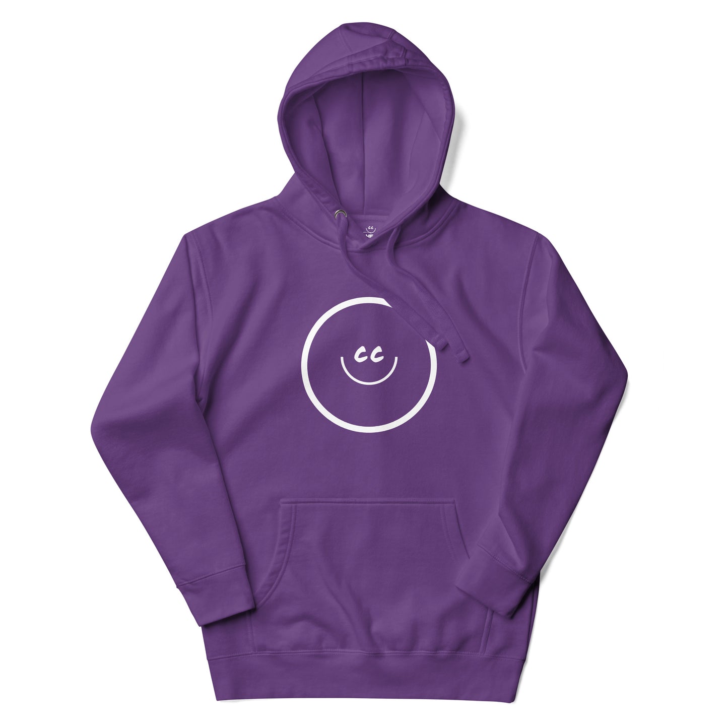 Big Smile Fleece in Purple - Hoodie