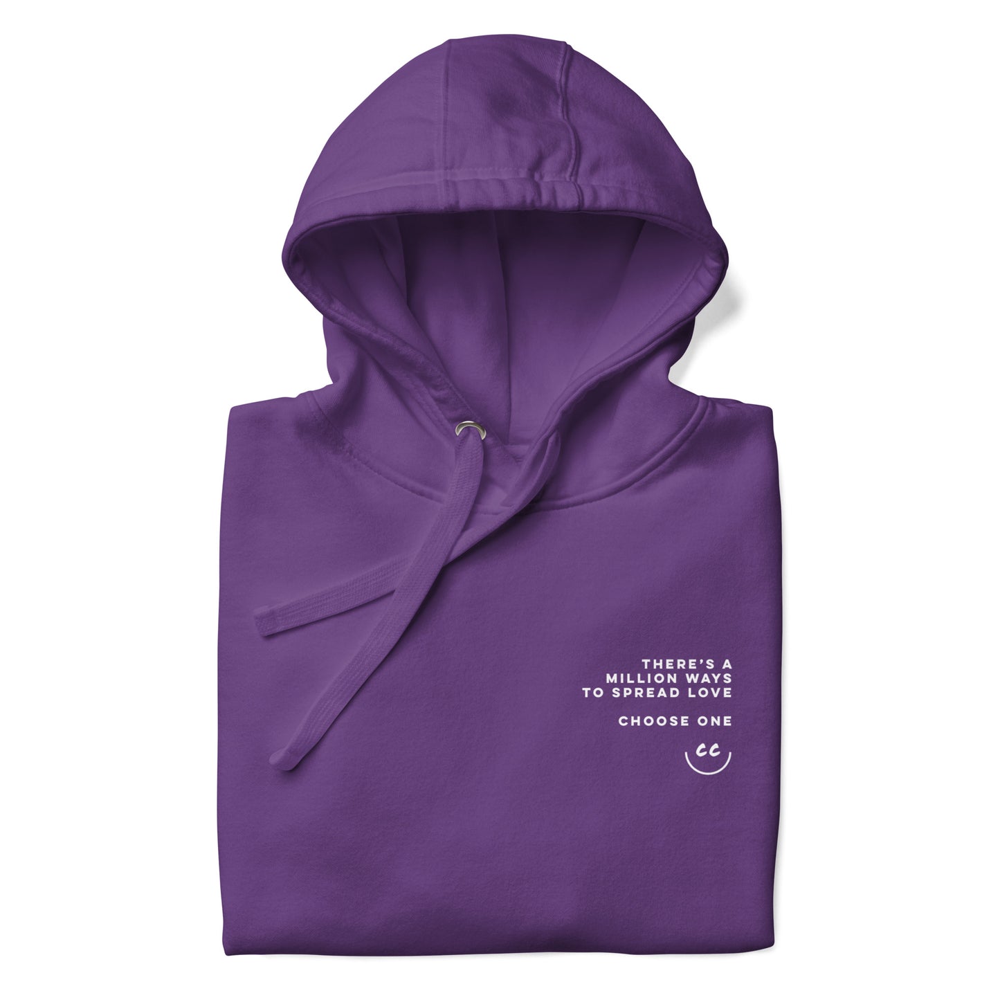 Million Smiles Fleece in Purple - Hoodie