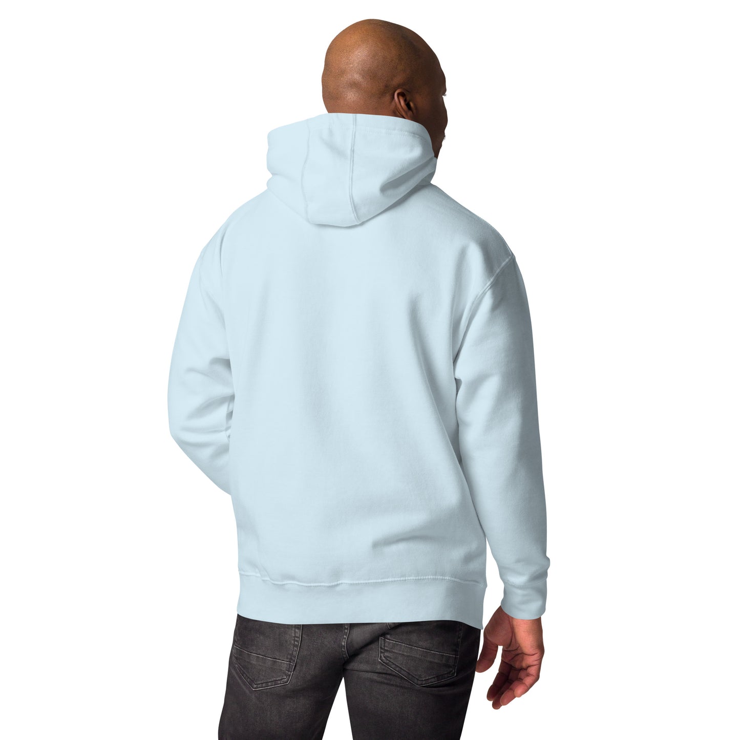 Heart Smile Fleece in Sky Blue - Hoodie