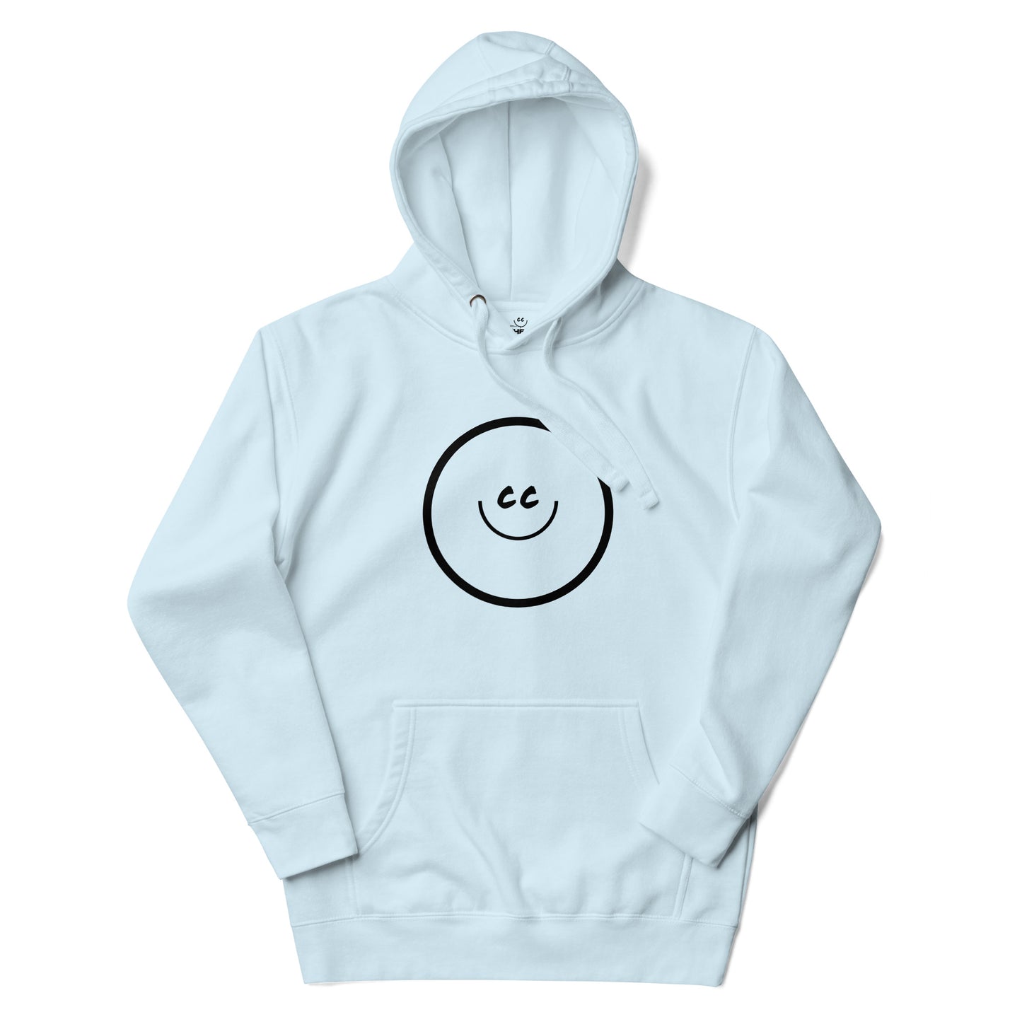 Big Smile Fleece in Sky Blue - Hoodie