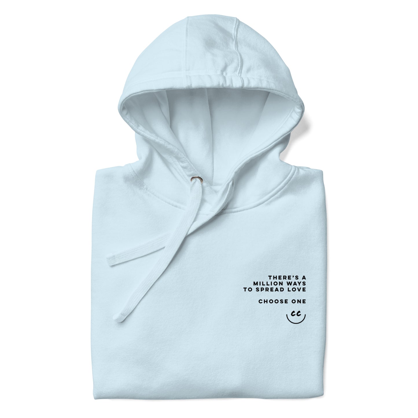 Million Smiles Fleece in Sky Blue - Hoodie