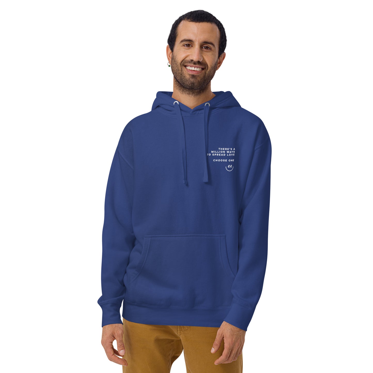 Million Smiles Fleece in Royal - Hoodie