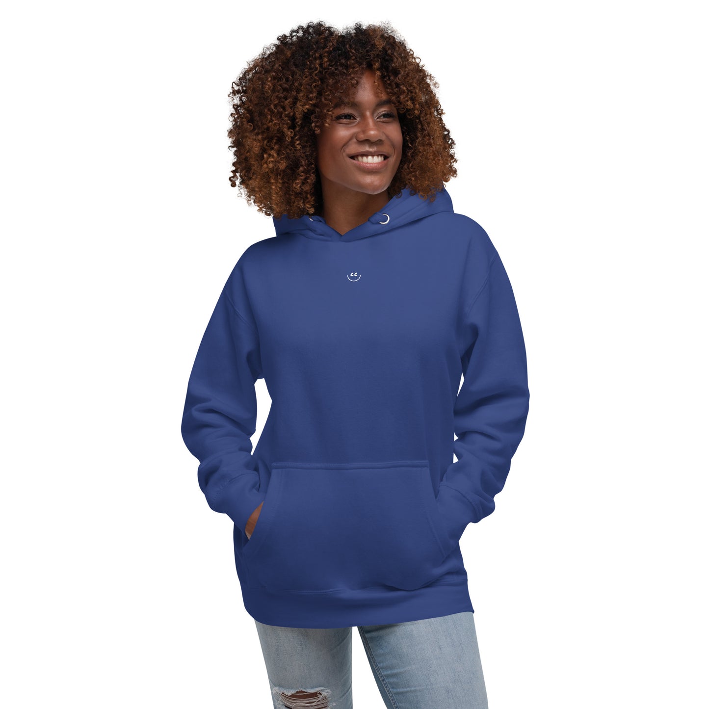 Little Smile Fleece in Royal - Hoodie