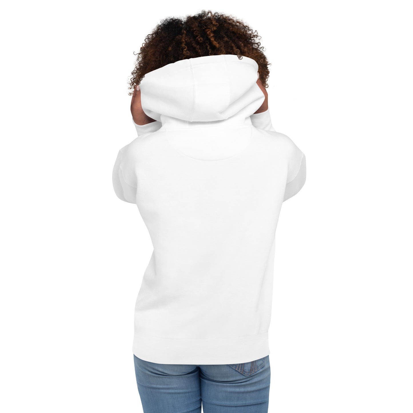 Big Smile Fleece in White - Hoodie