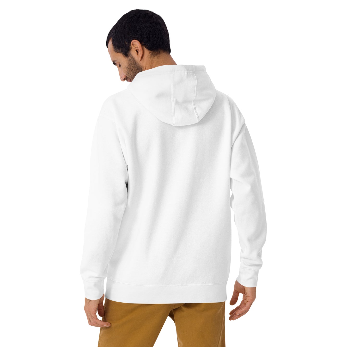 Heart Smile Fleece in White - Hoodie