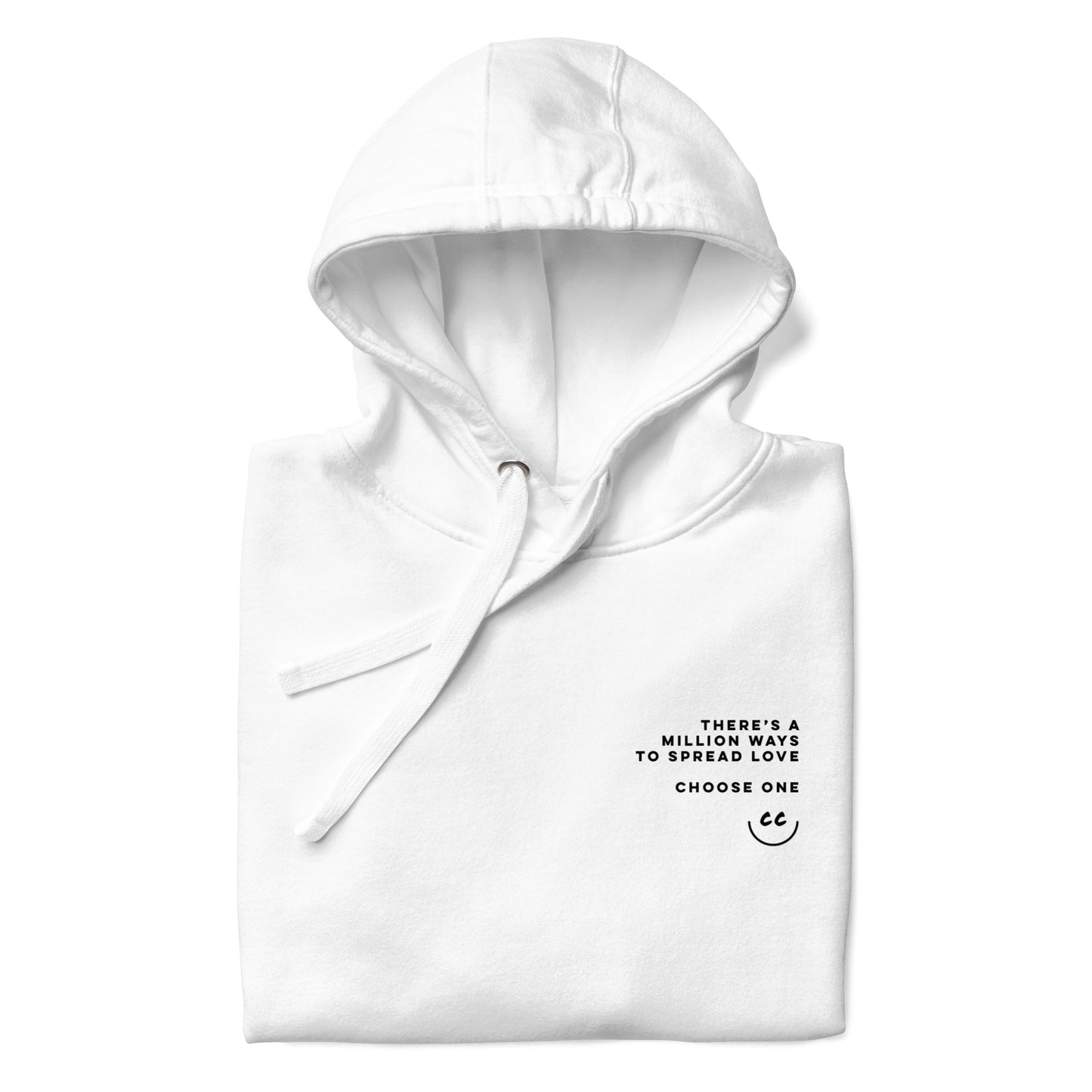 Million Smiles Fleece in White - Hoodie