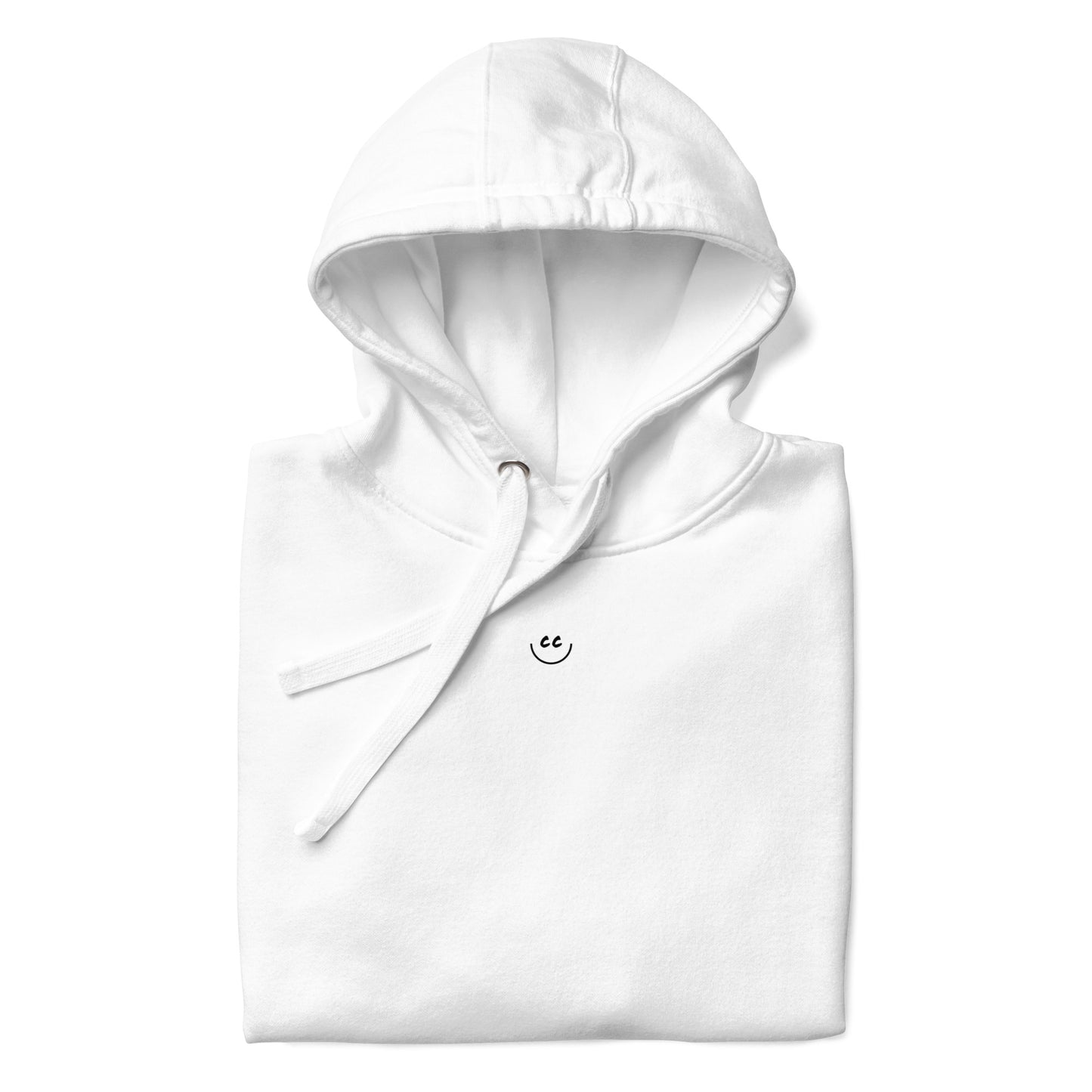 Little Smile Fleece in White - Hoodie