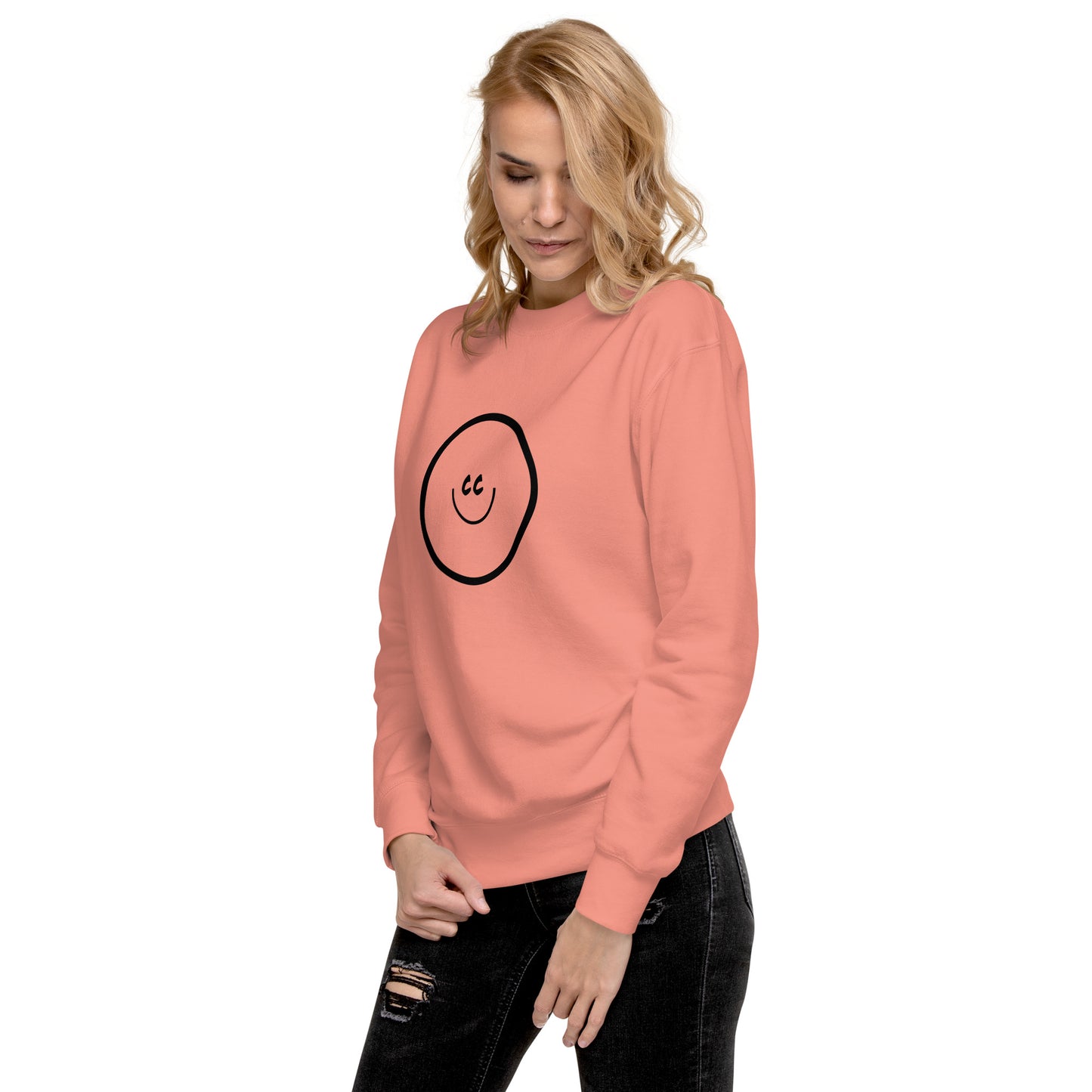 Big Smile Fleece in Dusty Rose - Sweatshirt