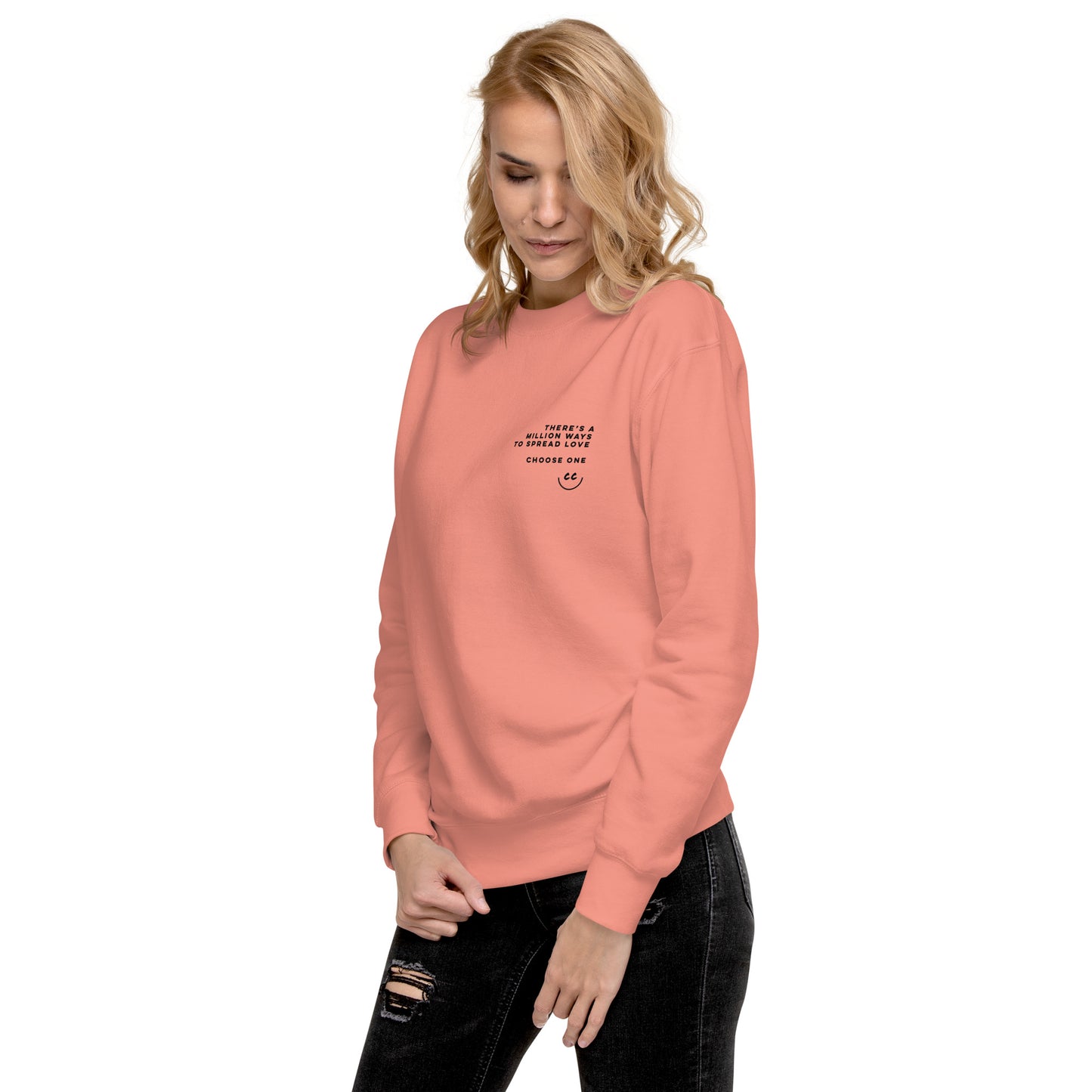 Million Smiles Fleece in Dusty Rose - Sweatshirt