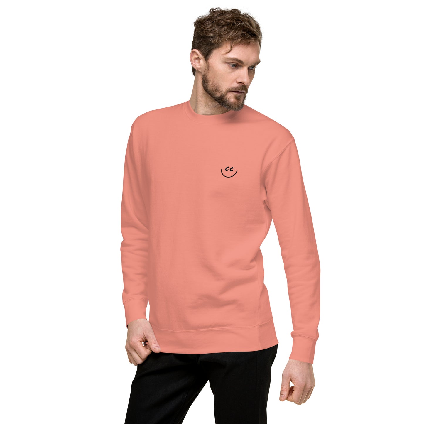 Heart Smile Fleece in Dusty Rose - Sweatshirt