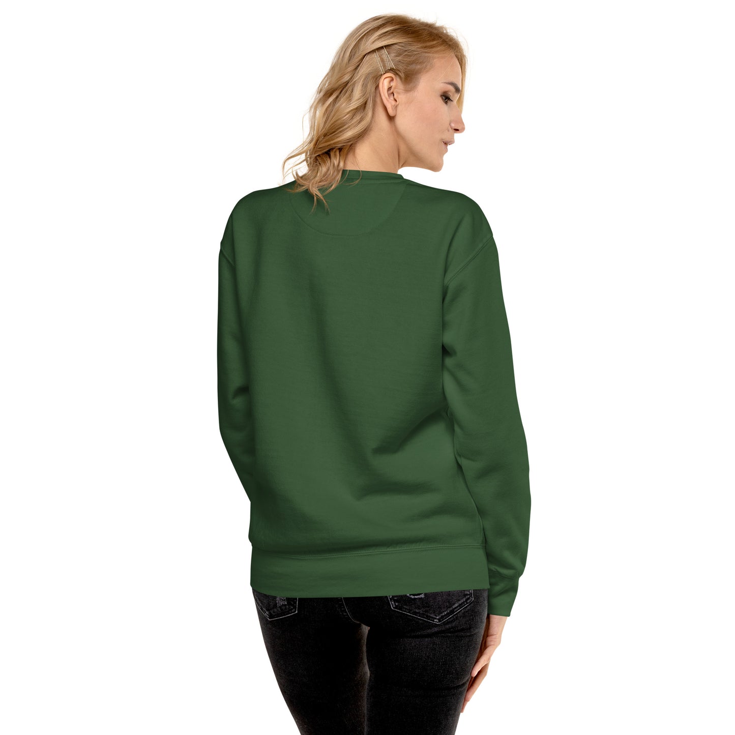 Heart Smile Fleece in Forest Green - Sweatshirt