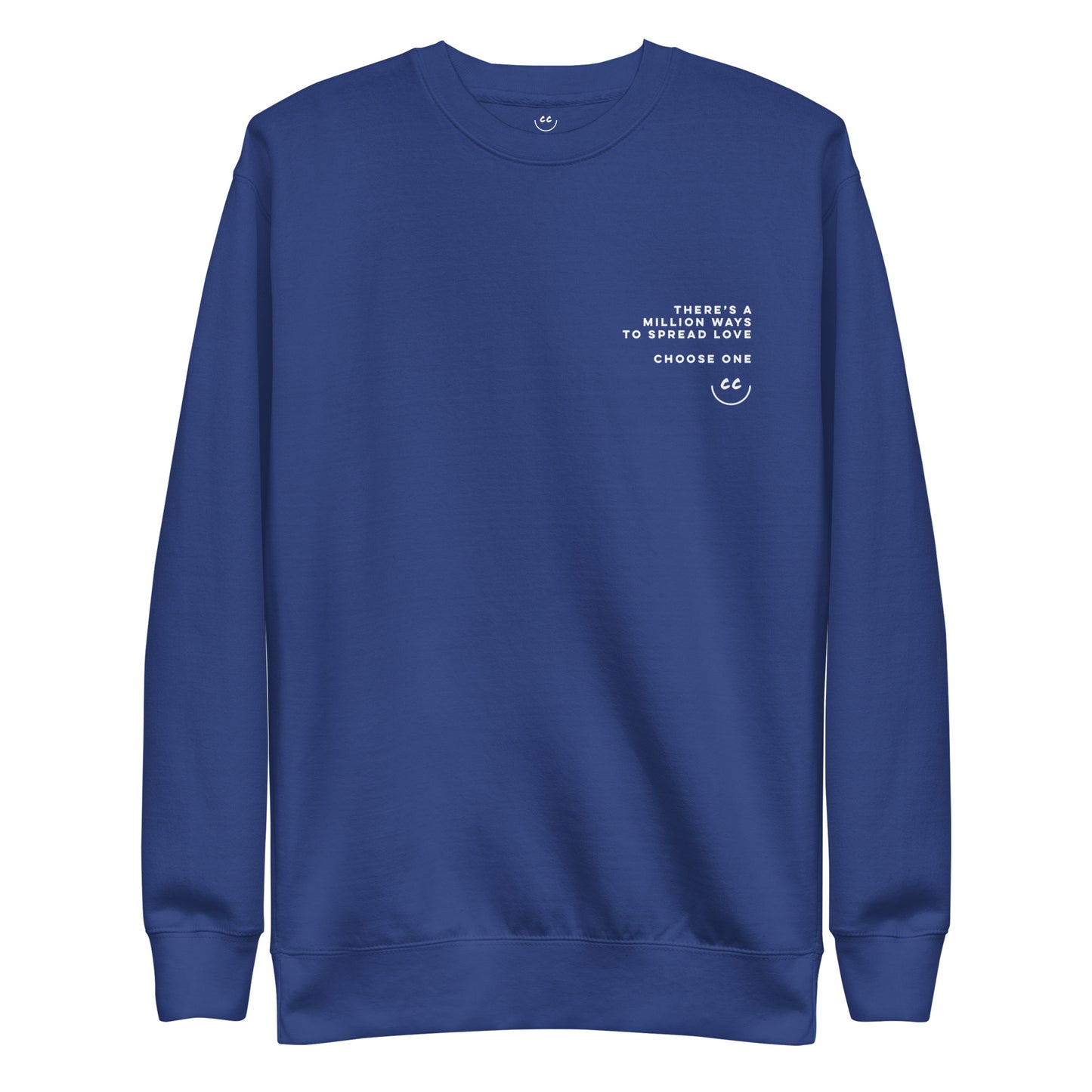 Million Smiles Fleece in Royal - Sweatshirt