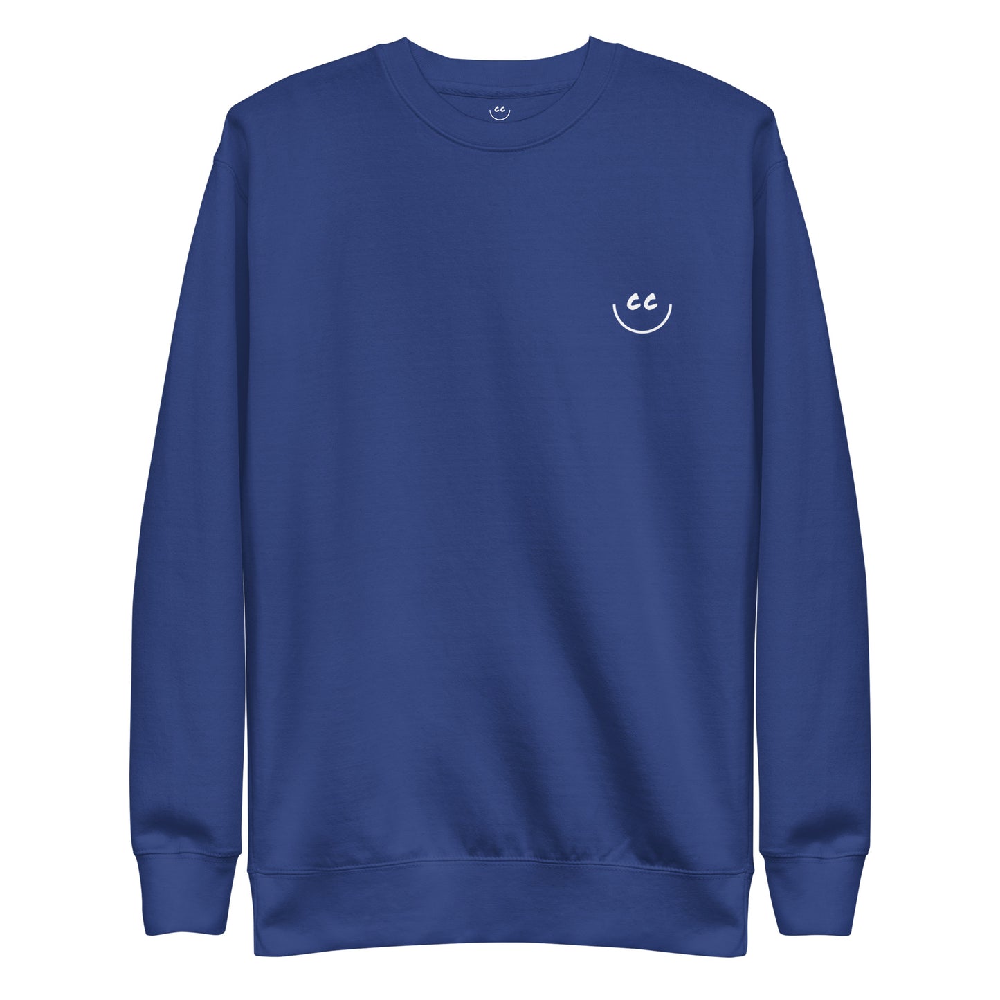 Heart Smile Fleece in Royal - Sweatshirt