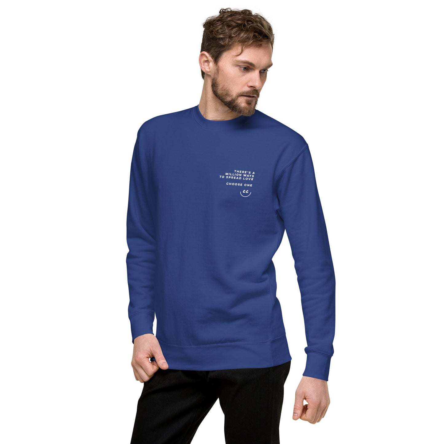 Million Smiles Fleece in Royal - Sweatshirt