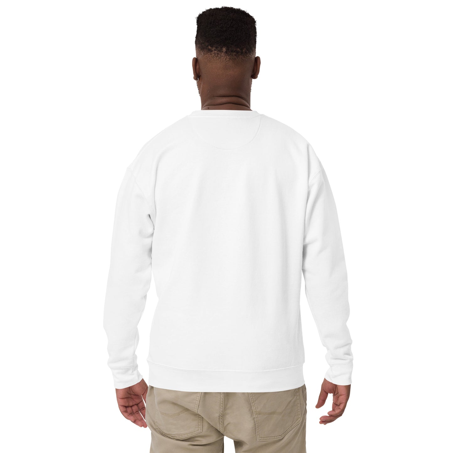 Heart Smile Fleece in White - Sweatshirt
