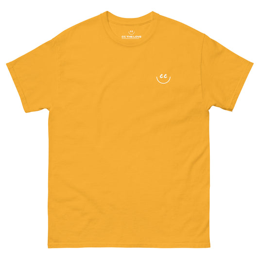 Heart Smile Tee in Gold - Short Sleeve