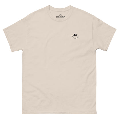 Heart Smile Tee in Natural - Short Sleeve
