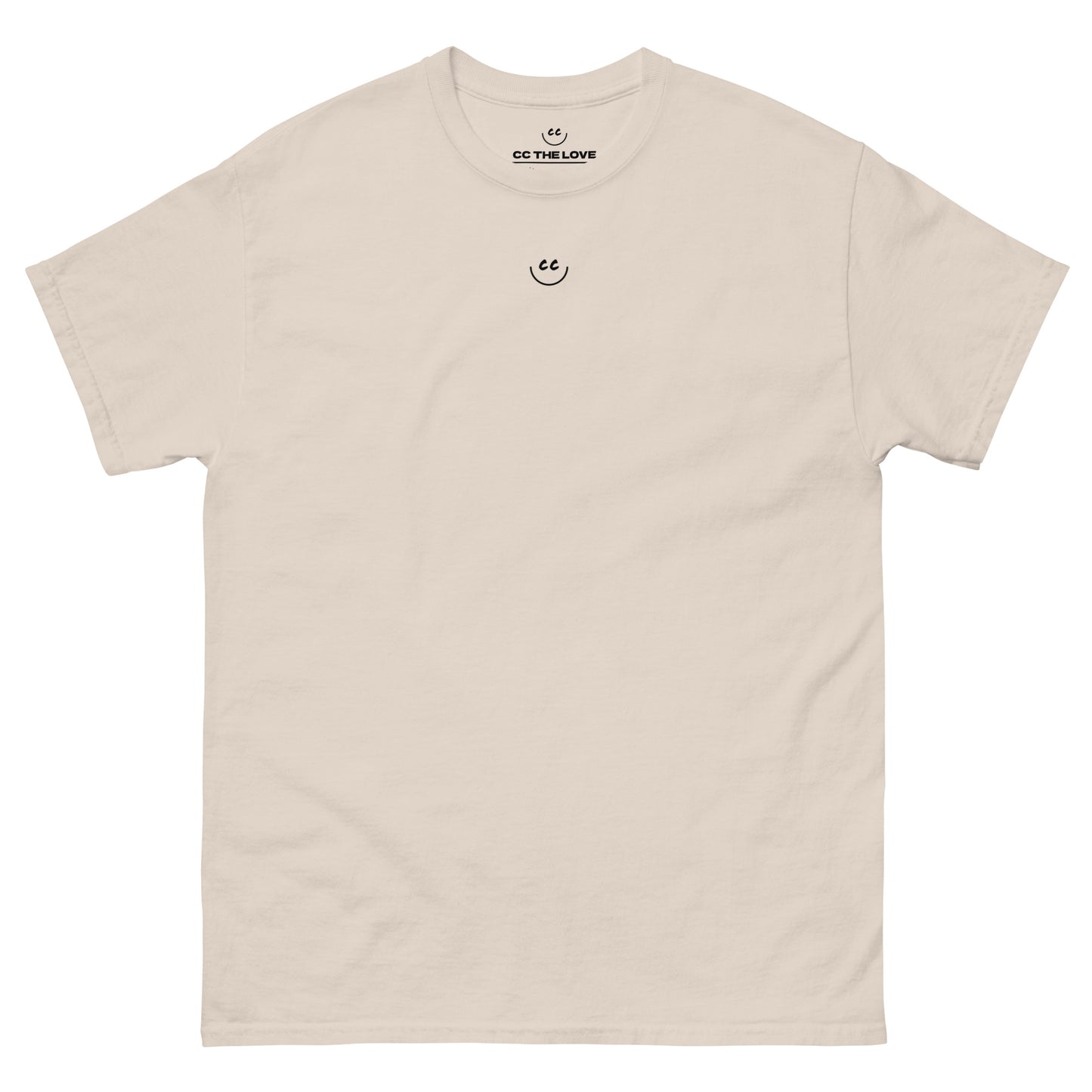 Little Smile Tee in Natural - Short Sleeve