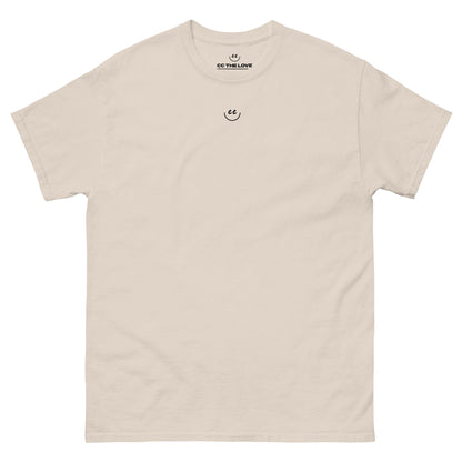 Little Smile Tee in Natural - Short Sleeve